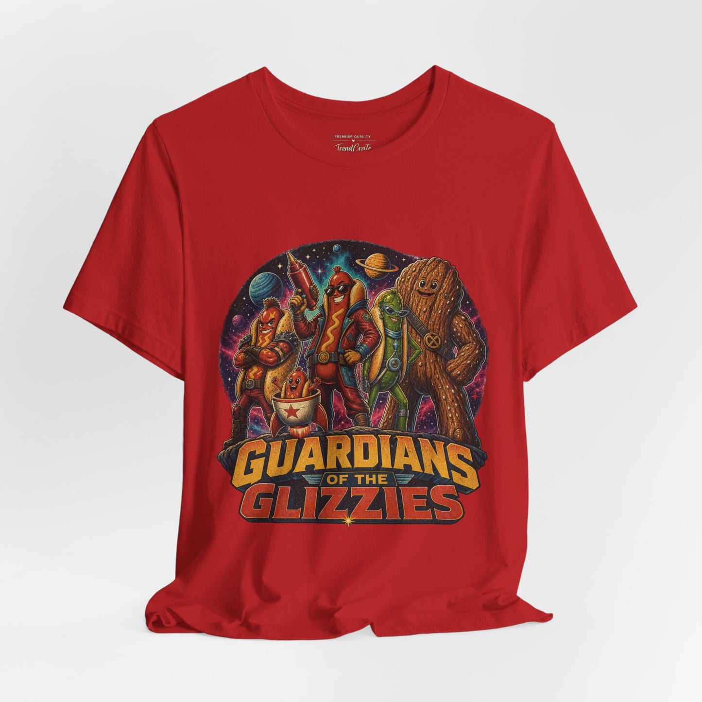 Guardians of the Glizzies Graphic Tee — Retro Space Adventure T-Shirt