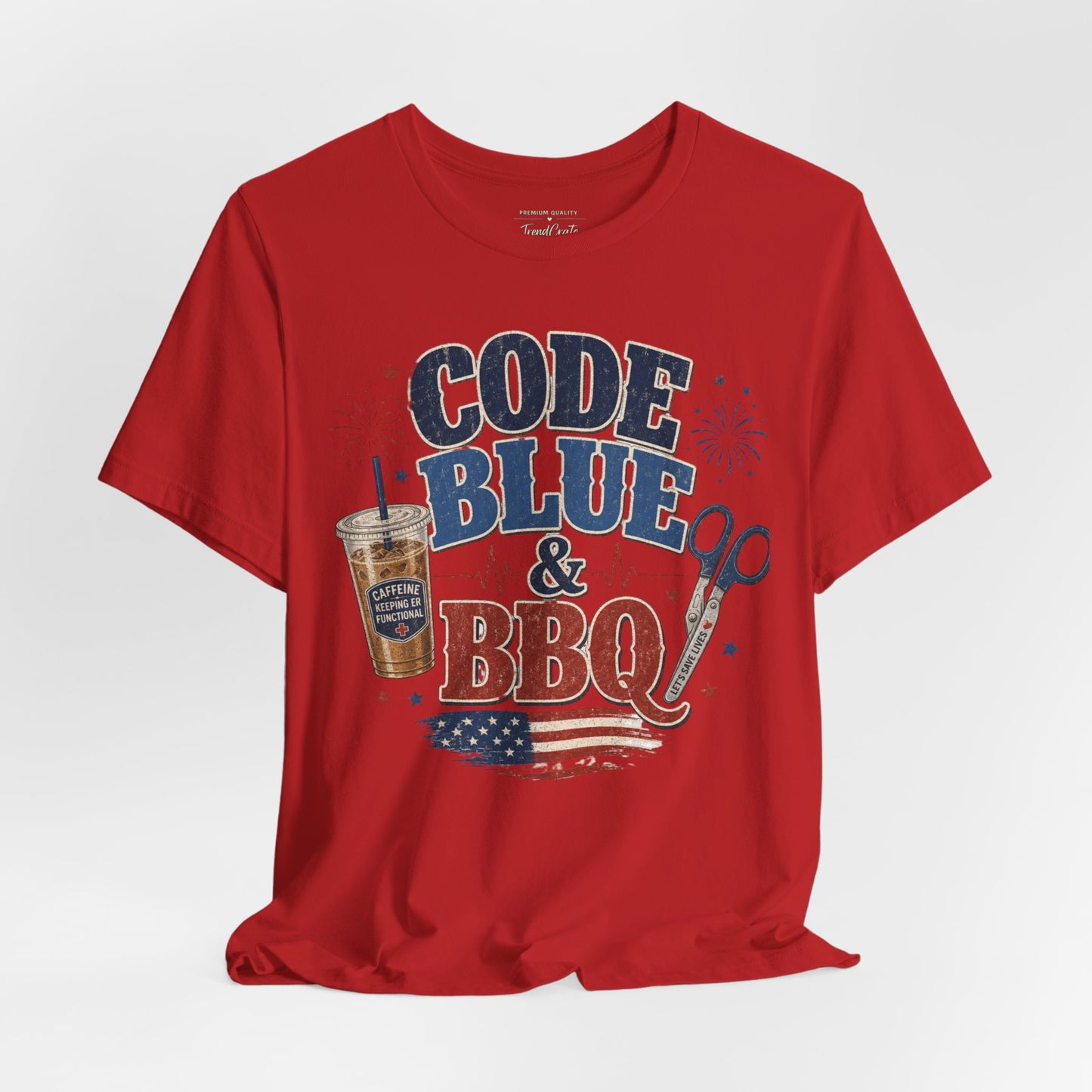 Code Blue & BBQ Tee