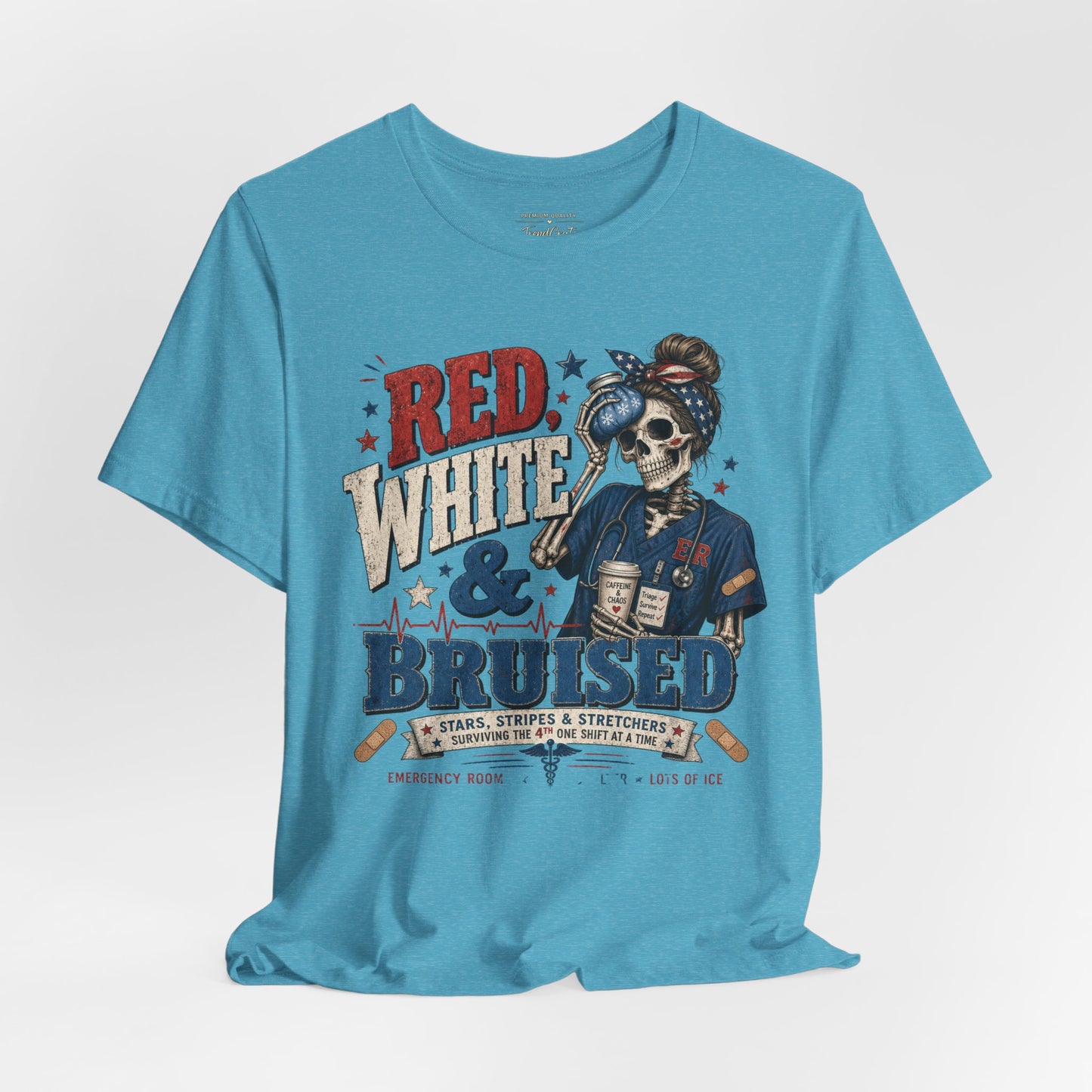 Red White & Bruised Tee