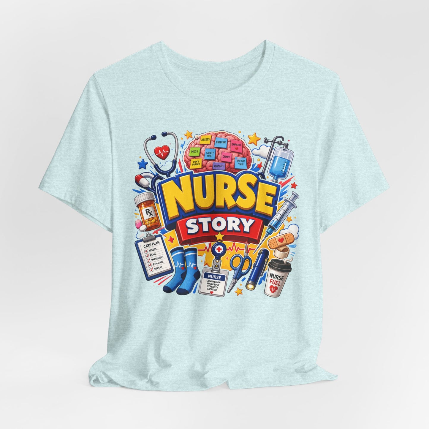Nurse Story Funny Nurse Adventure T-Shirt for Healthcare Workers
