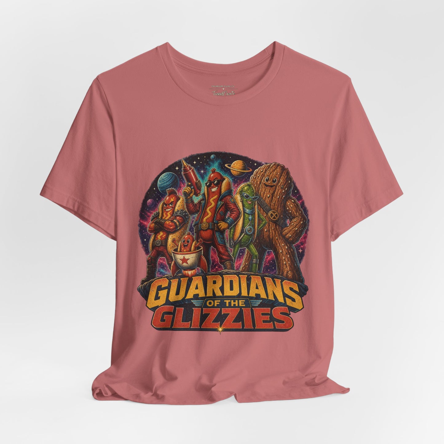 Guardians of the Glizzies Graphic Tee — Retro Space Adventure T-Shirt