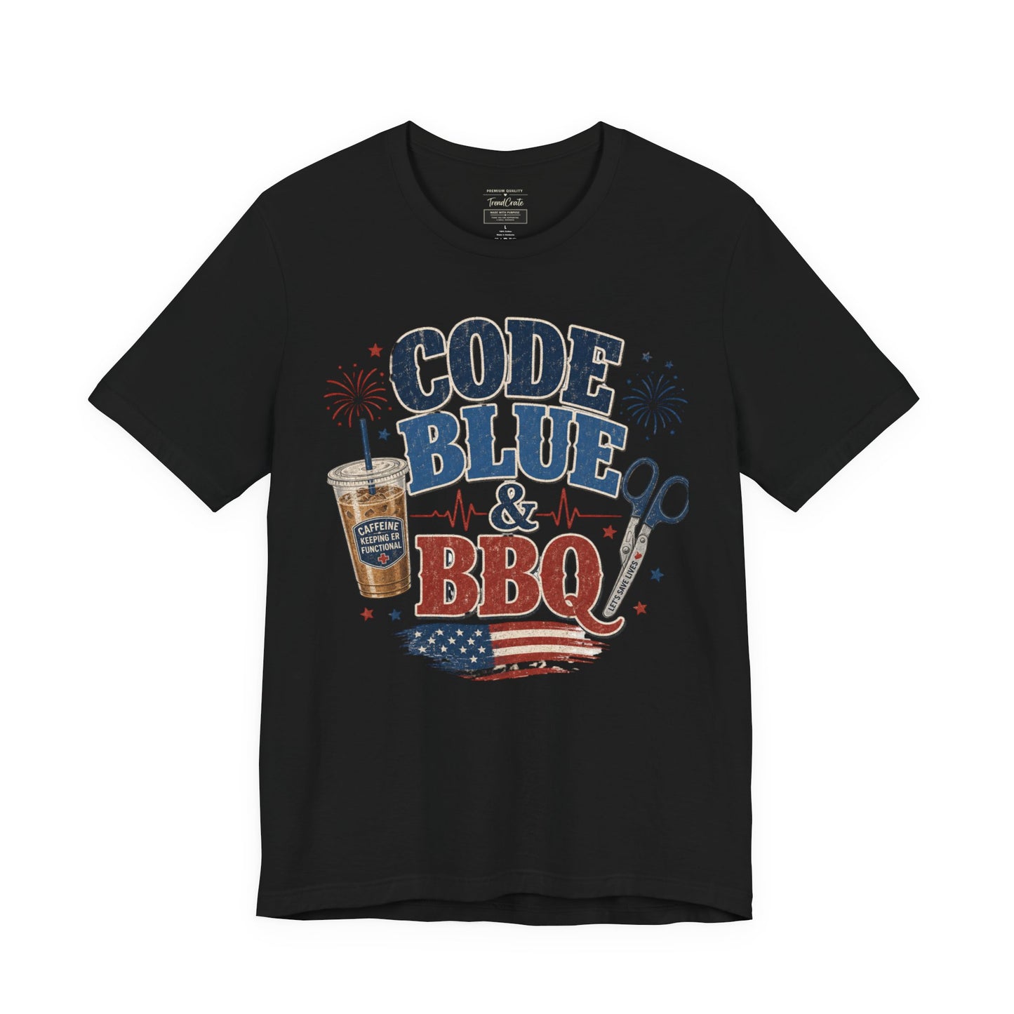 Code Blue & BBQ Tee