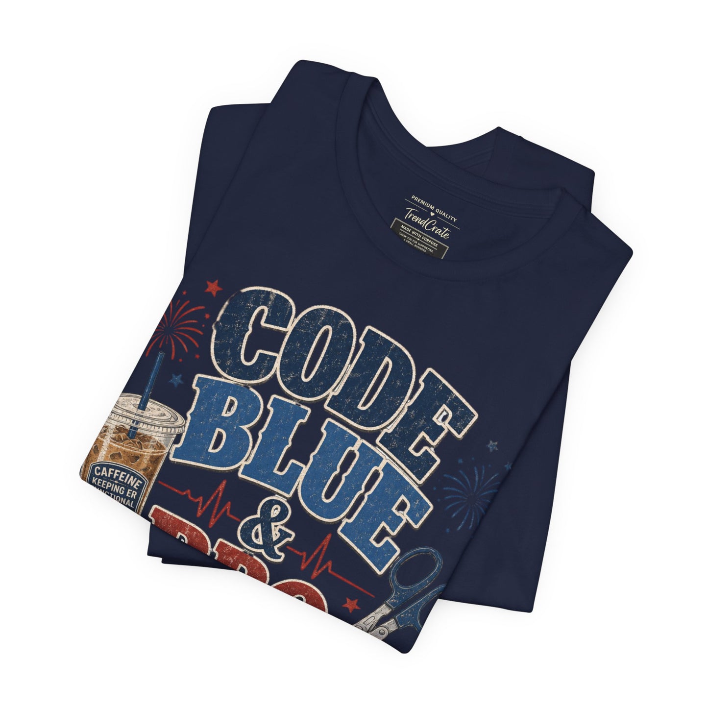 Code Blue & BBQ Tee