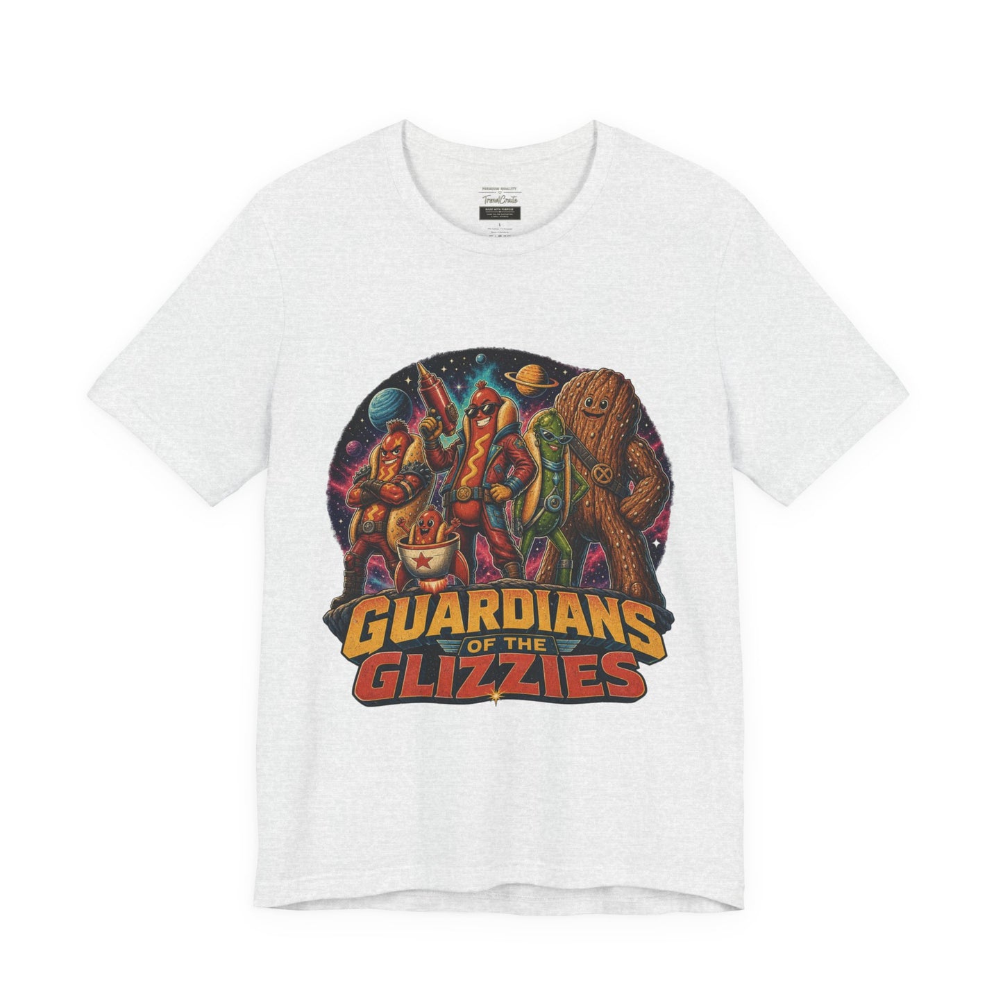 Guardians of the Glizzies Graphic Tee — Retro Space Adventure T-Shirt