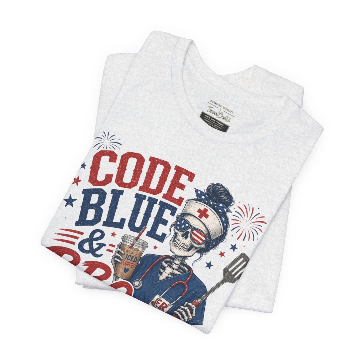 Code Blue & BBQ EMS Tee