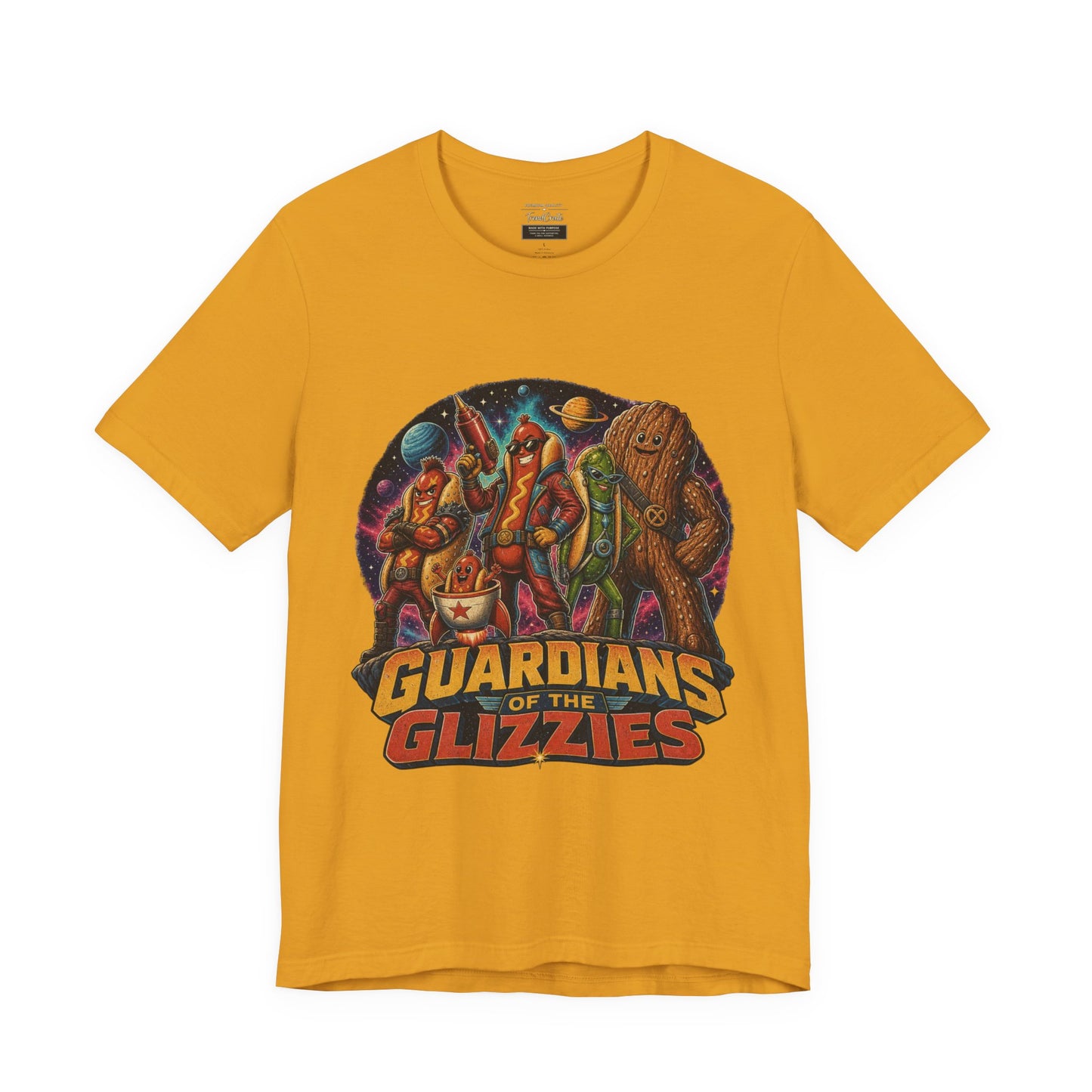 Guardians of the Glizzies Graphic Tee — Retro Space Adventure T-Shirt
