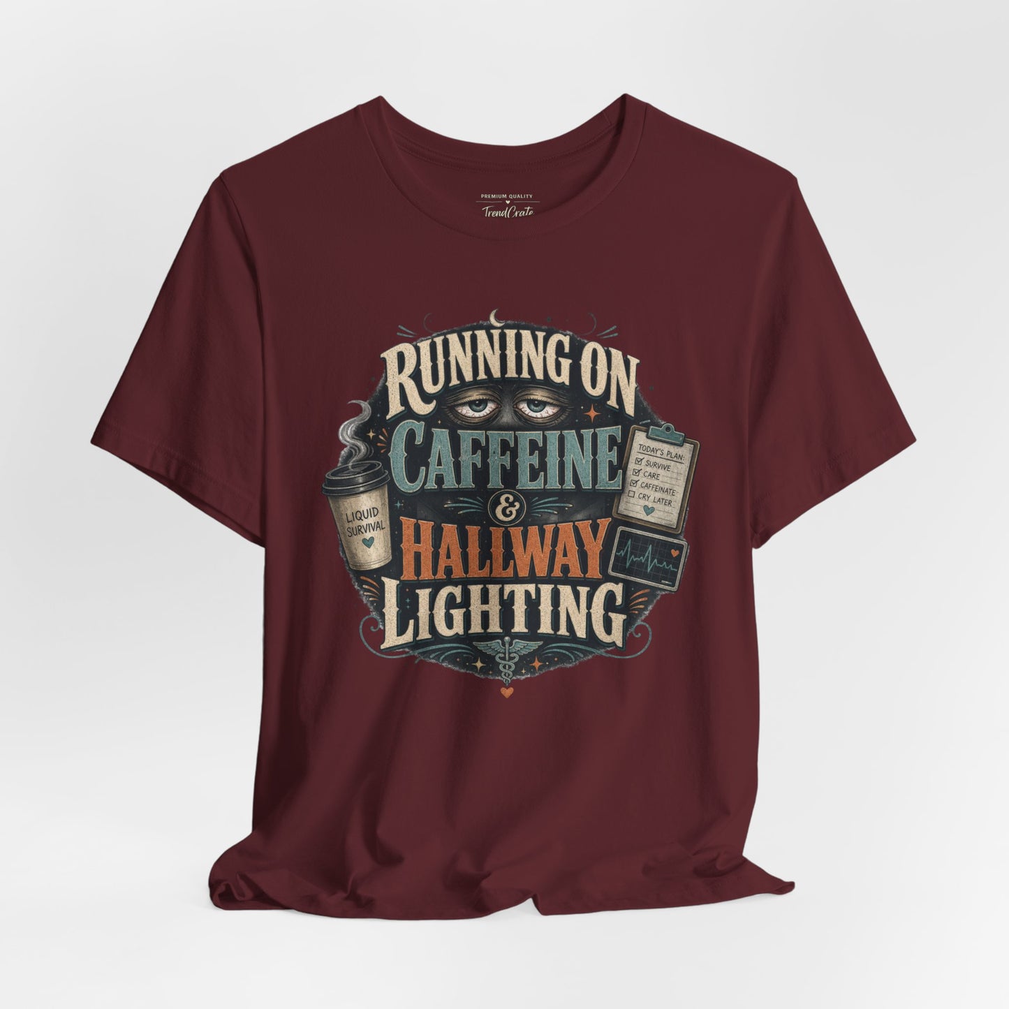 Running on Caffeine & Hallway Lighting Tee