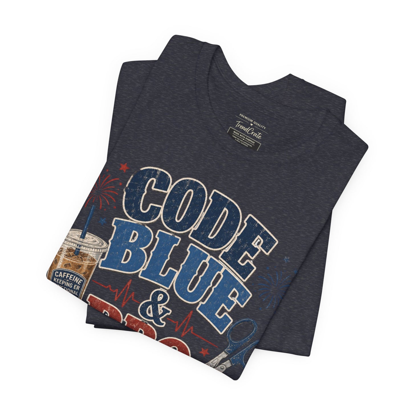 Code Blue & BBQ Tee