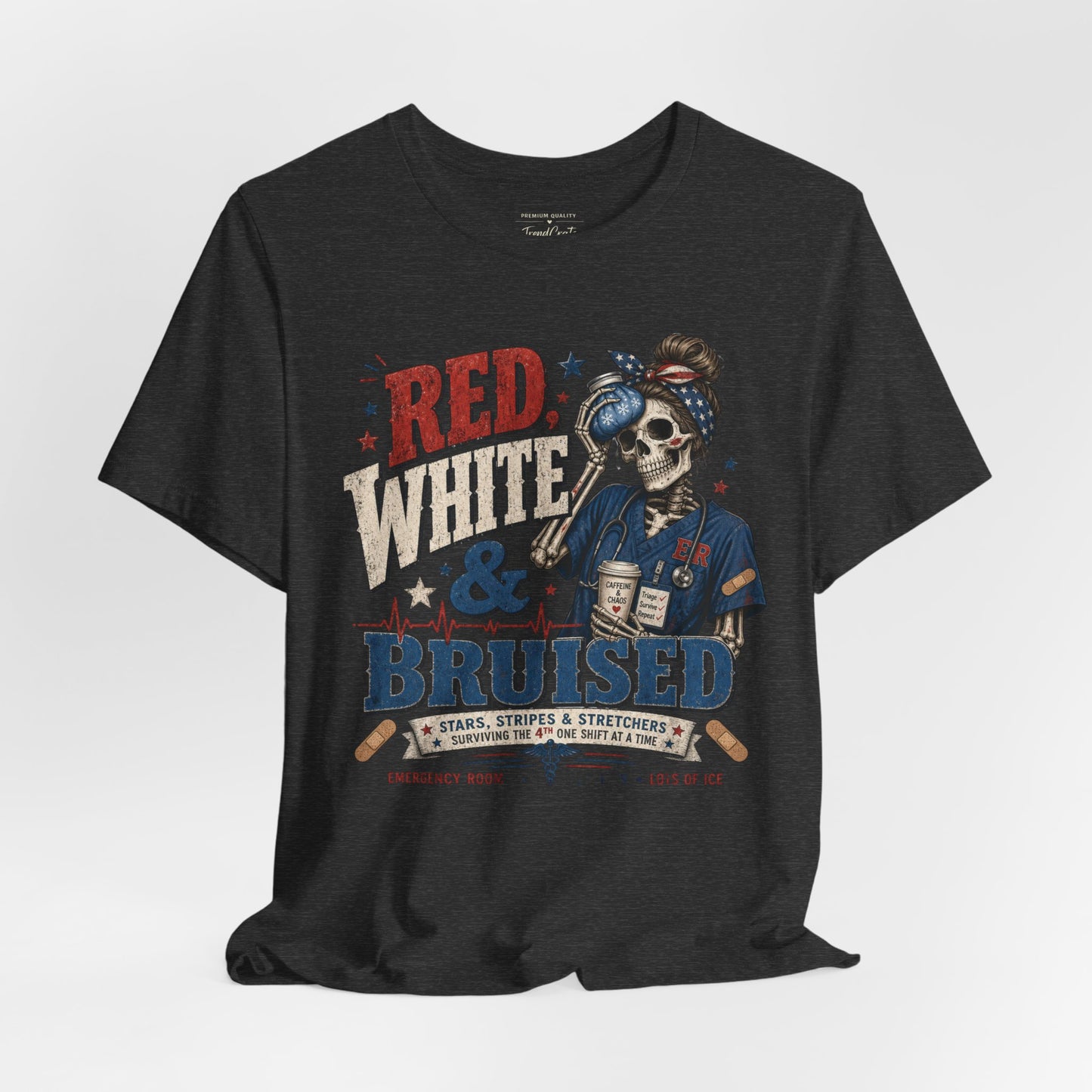 Red White & Bruised Tee