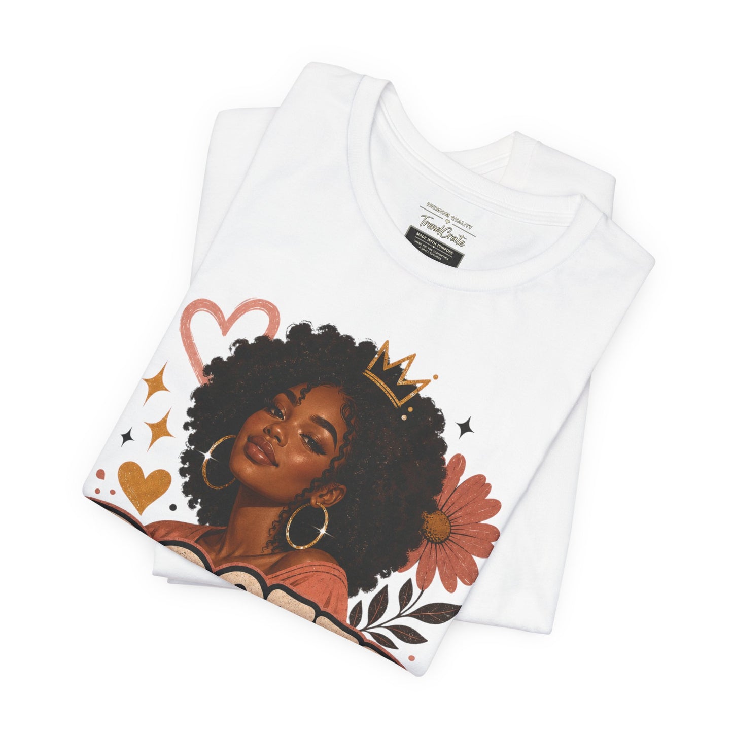 Rooted in Joy Tee — Afrocentric Inspirational Graphic T-Shirt