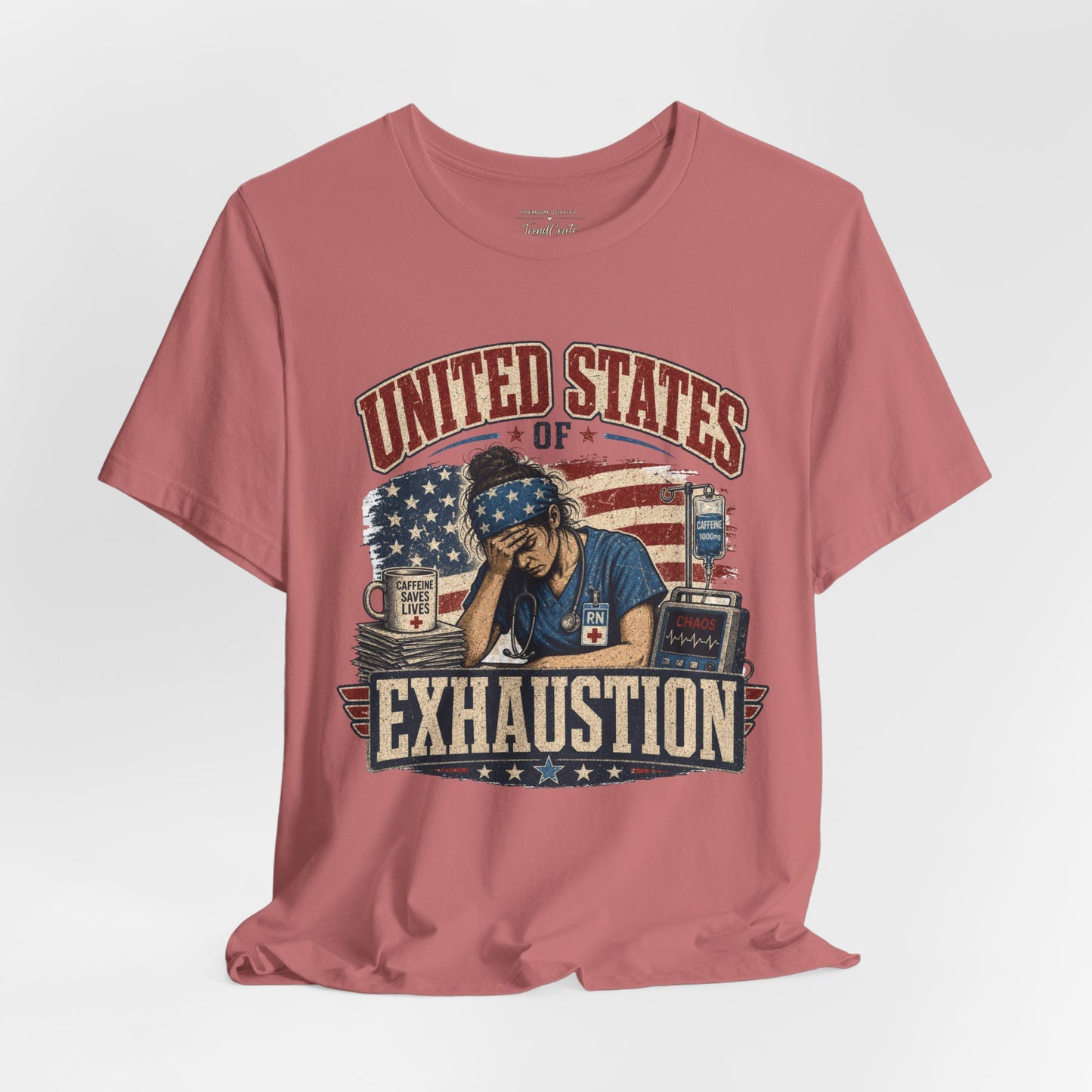 United States of Exhaustion Tee