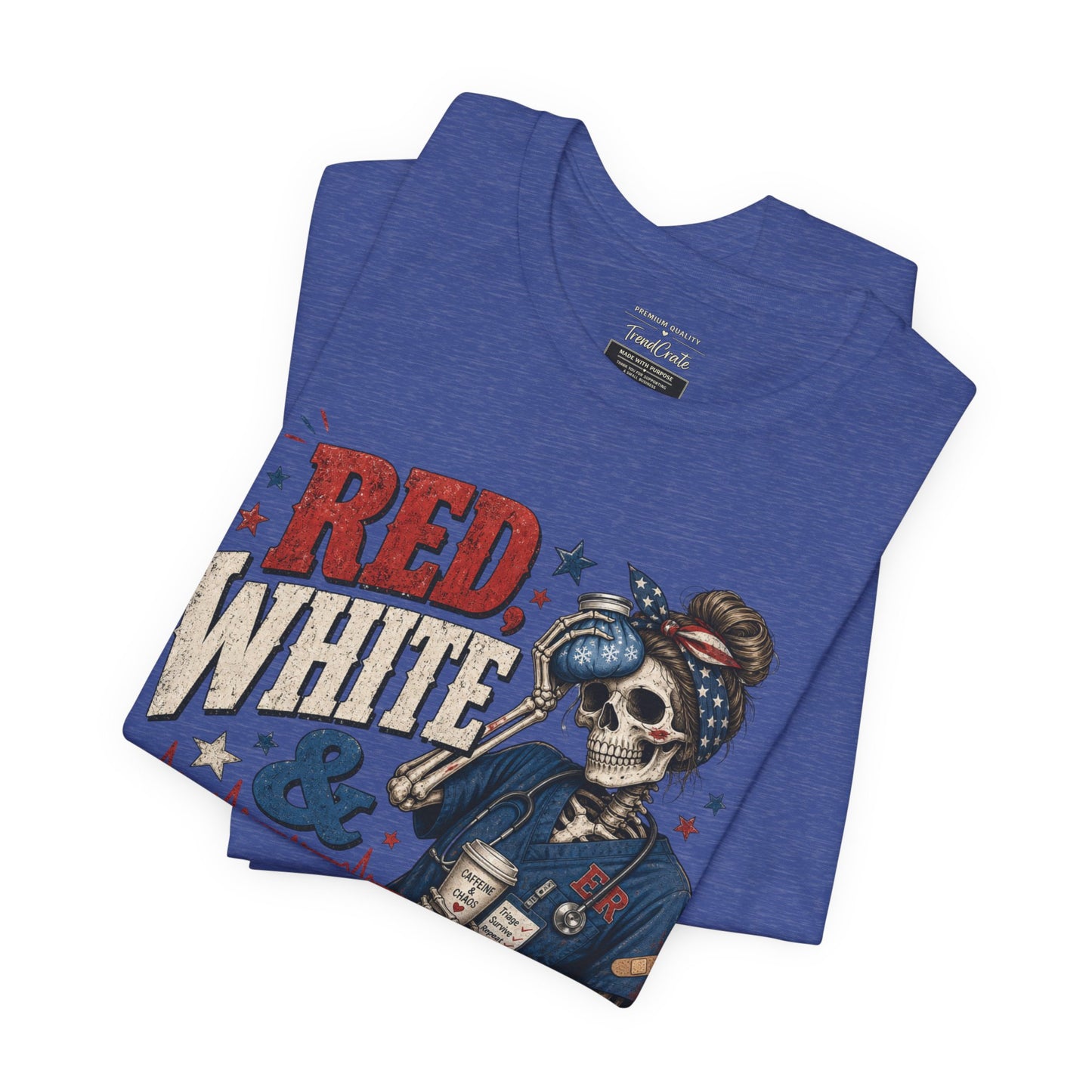 Red White & Bruised Tee