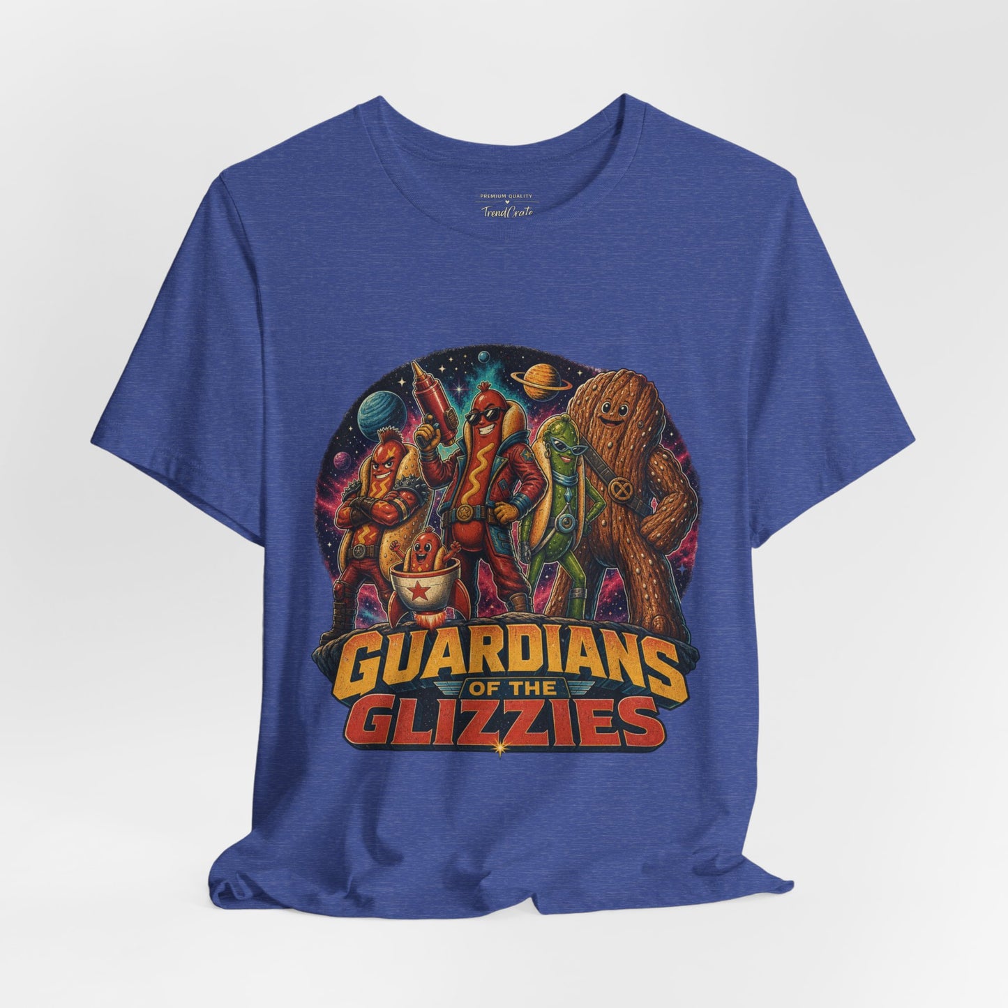 Guardians of the Glizzies Graphic Tee — Retro Space Adventure T-Shirt