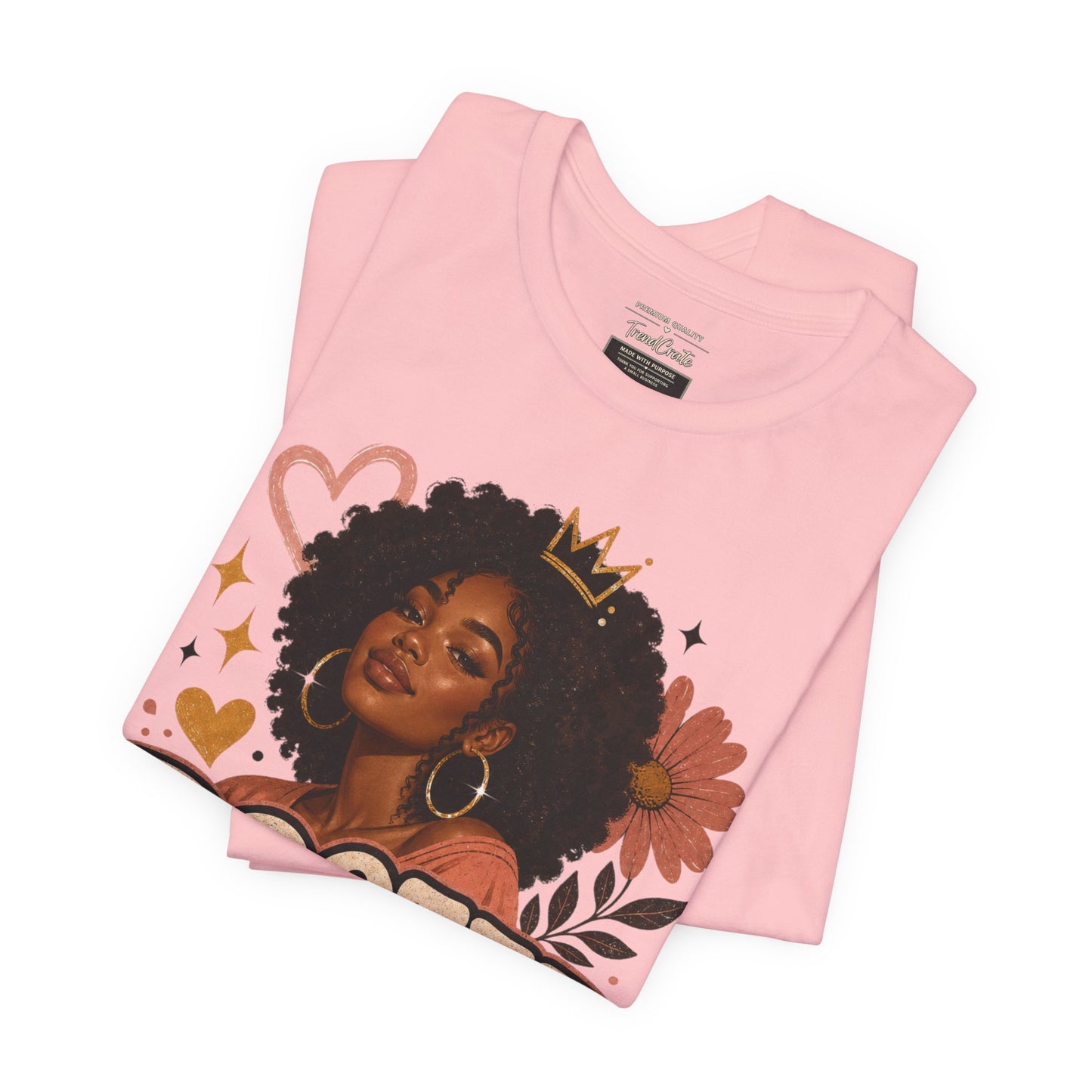 Rooted in Joy Tee — Afrocentric Inspirational Graphic T-Shirt