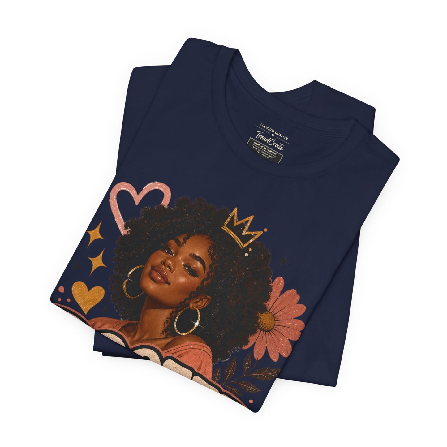 Rooted in Joy Tee — Afrocentric Inspirational Graphic T-Shirt