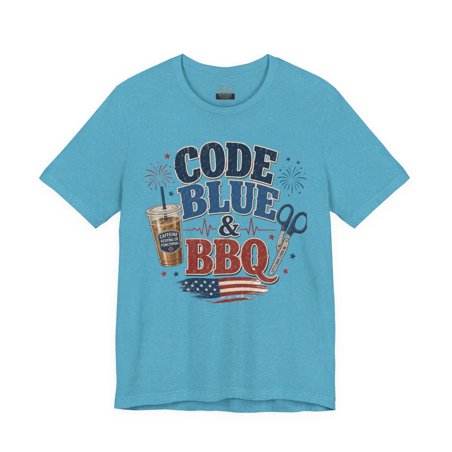 Code Blue & BBQ Tee