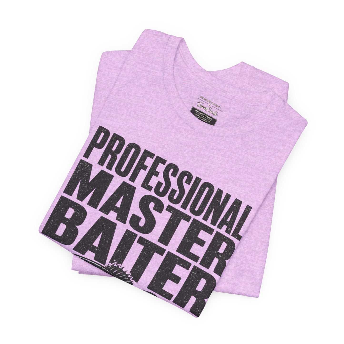 Fishing T-Shirt - "Professional Master Baiter" Bass Graphic Tee