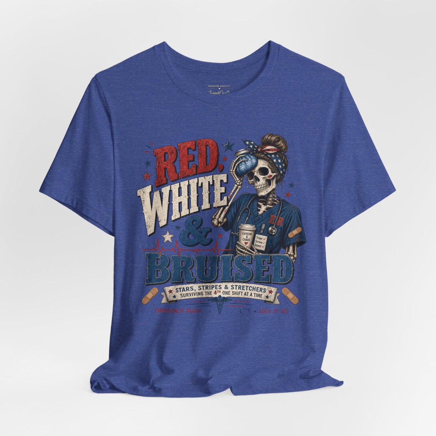Red White & Bruised Tee