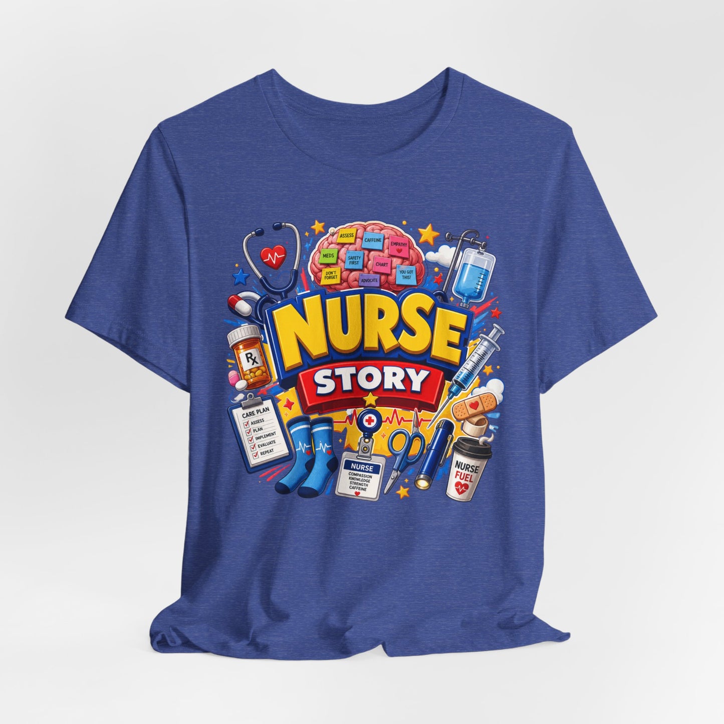 Nurse Story Funny Nurse Adventure T-Shirt for Healthcare Workers