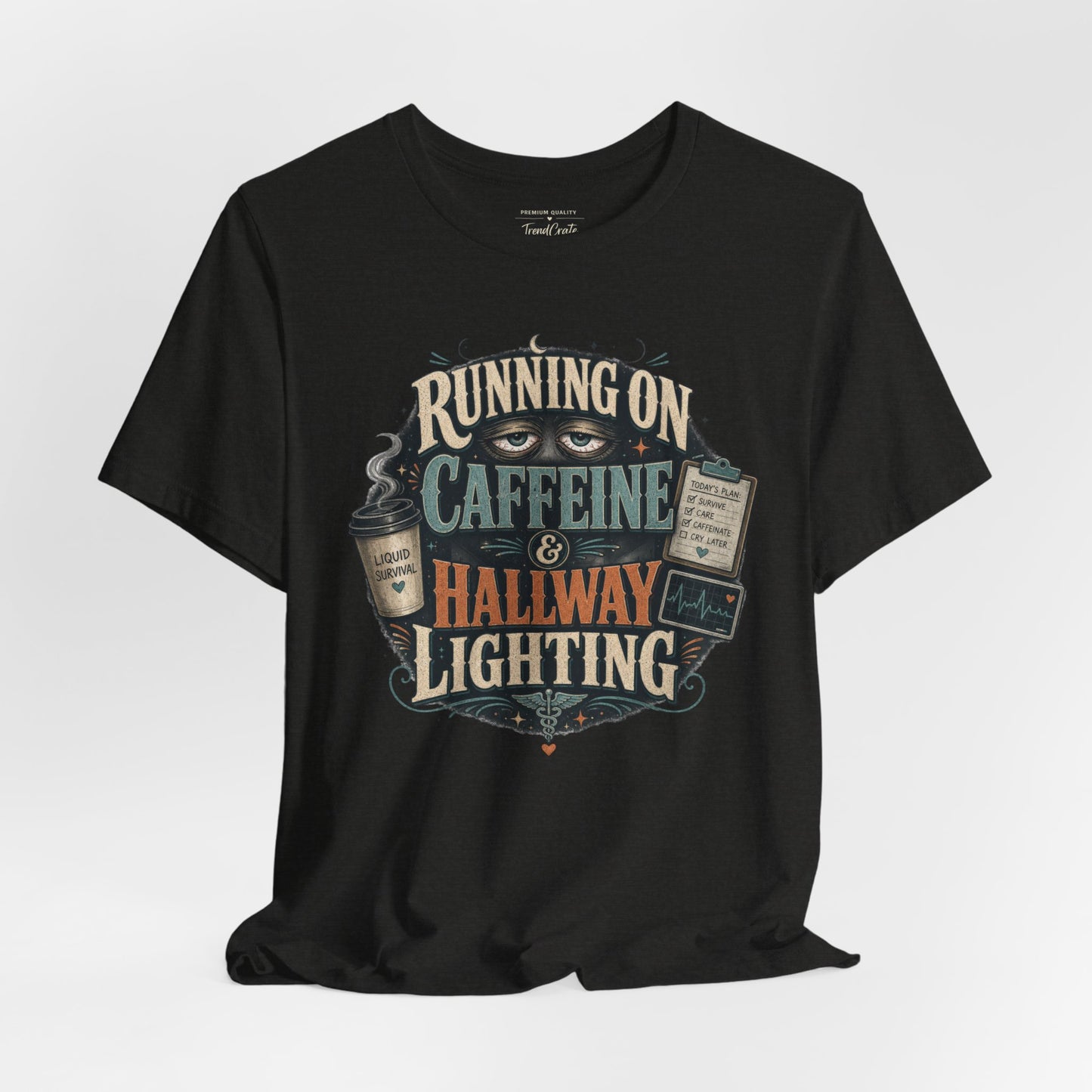 Running on Caffeine & Hallway Lighting Tee