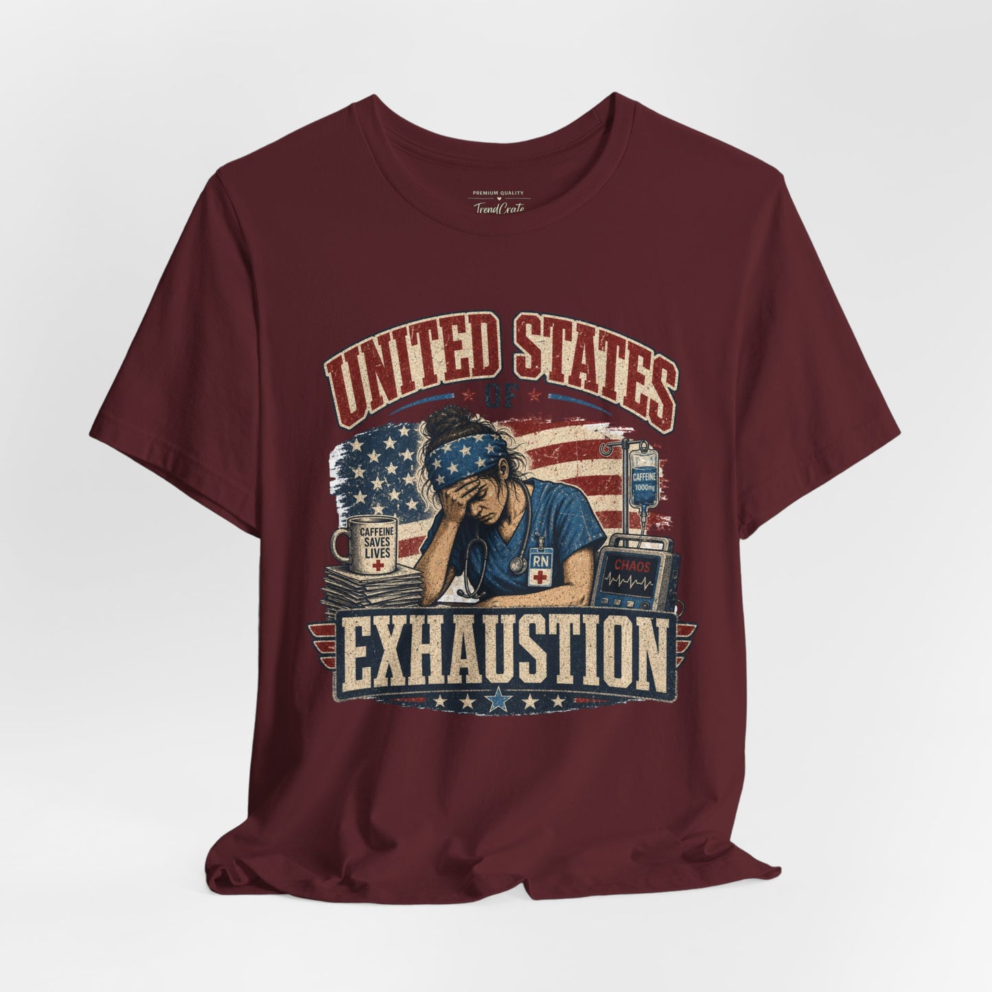 United States of Exhaustion Tee