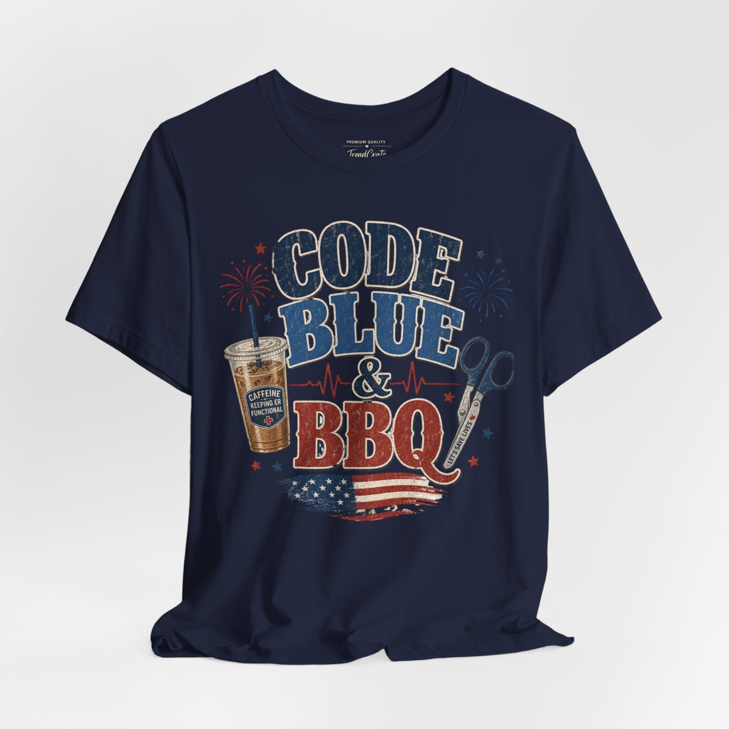 Code Blue & BBQ Tee