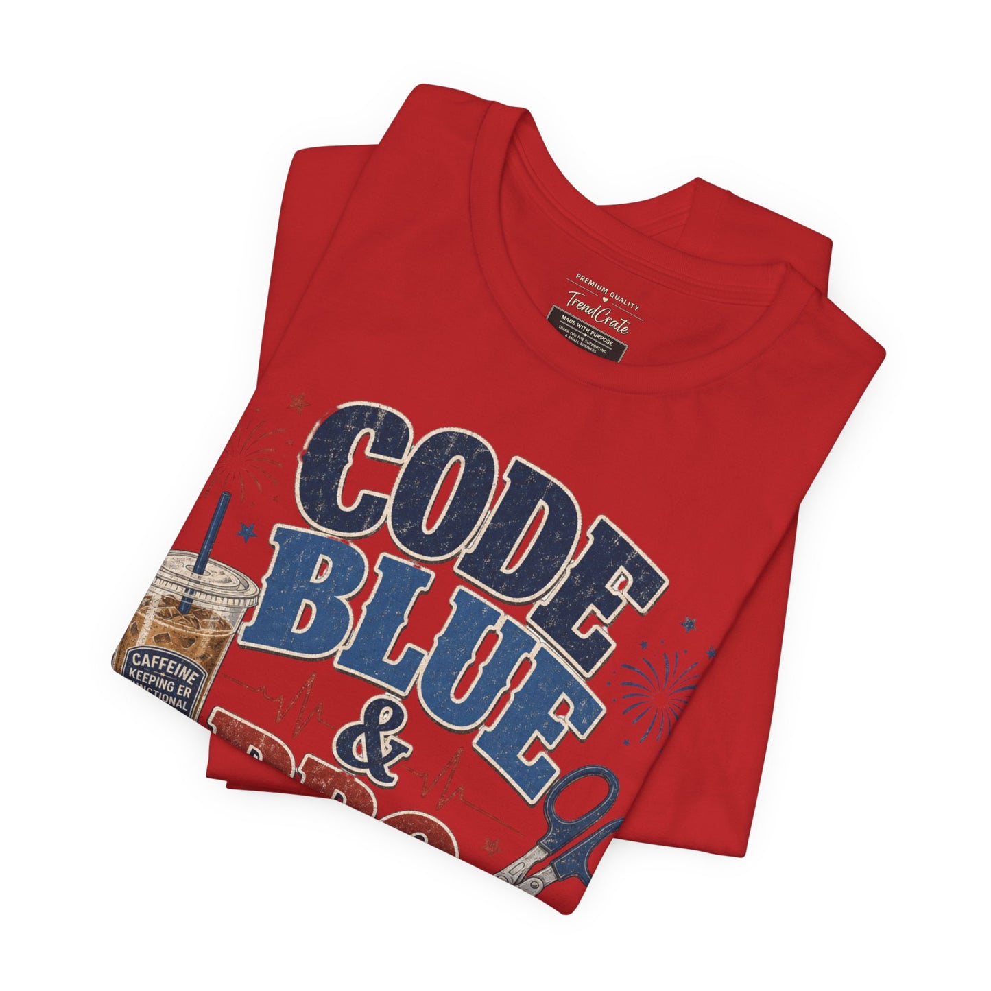 Code Blue & BBQ Tee