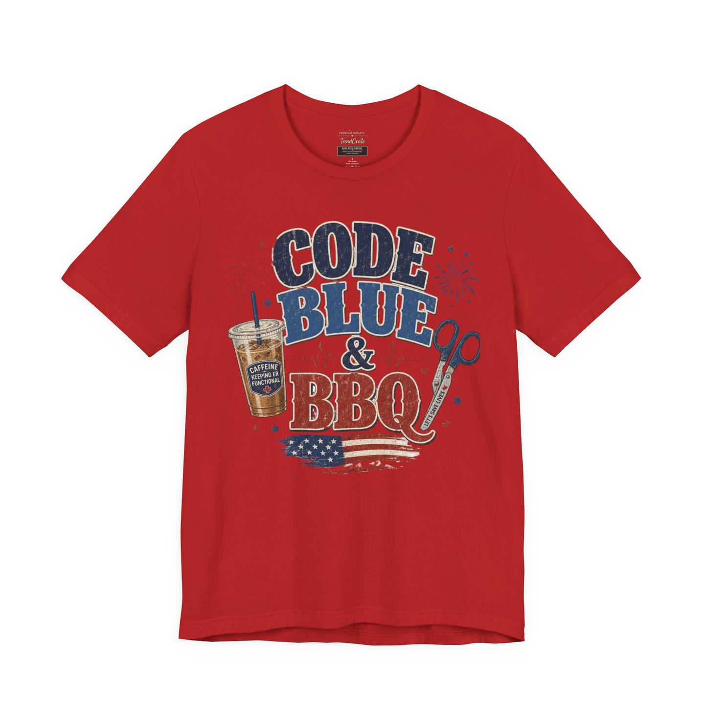 Code Blue & BBQ Tee