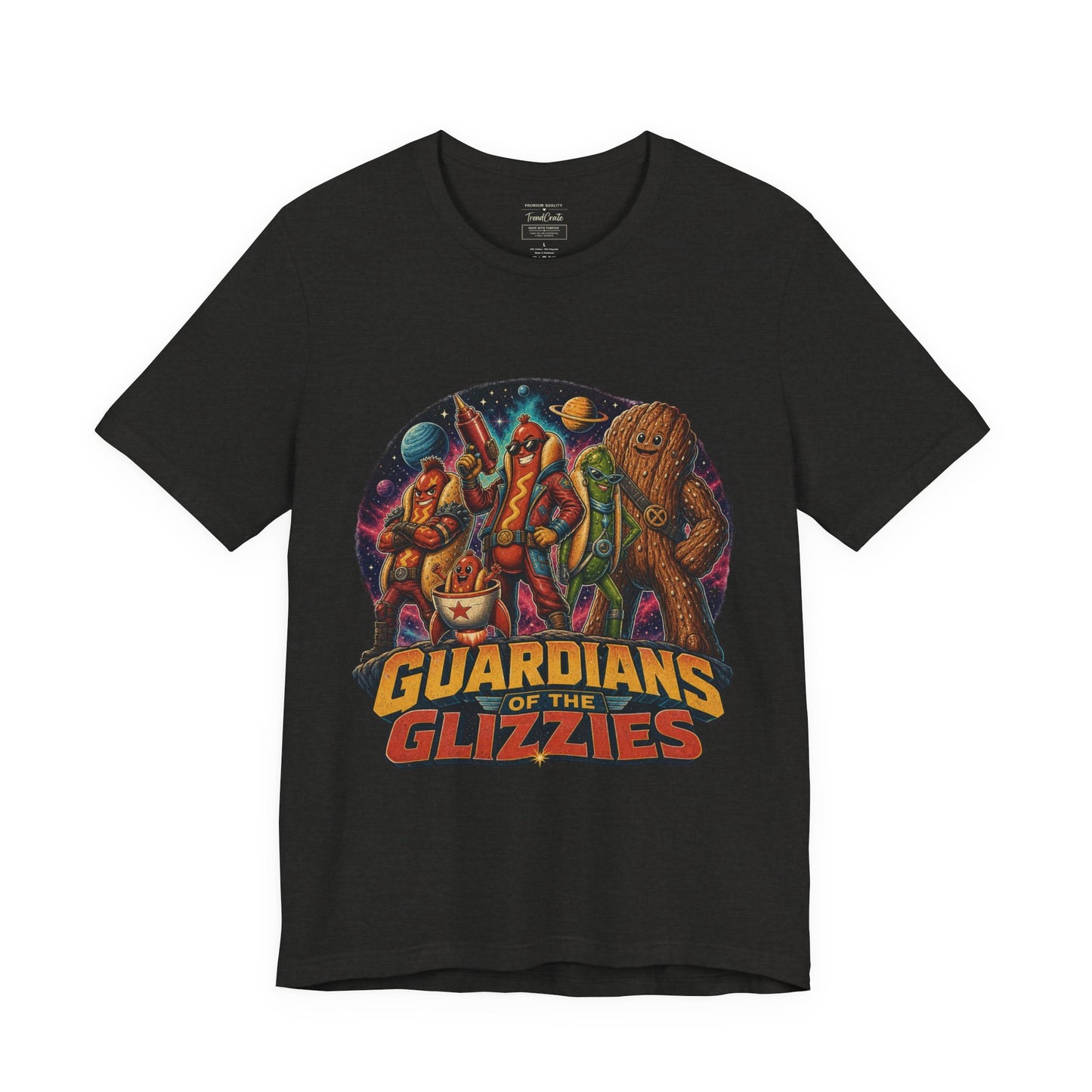 Guardians of the Glizzies Graphic Tee — Retro Space Adventure T-Shirt