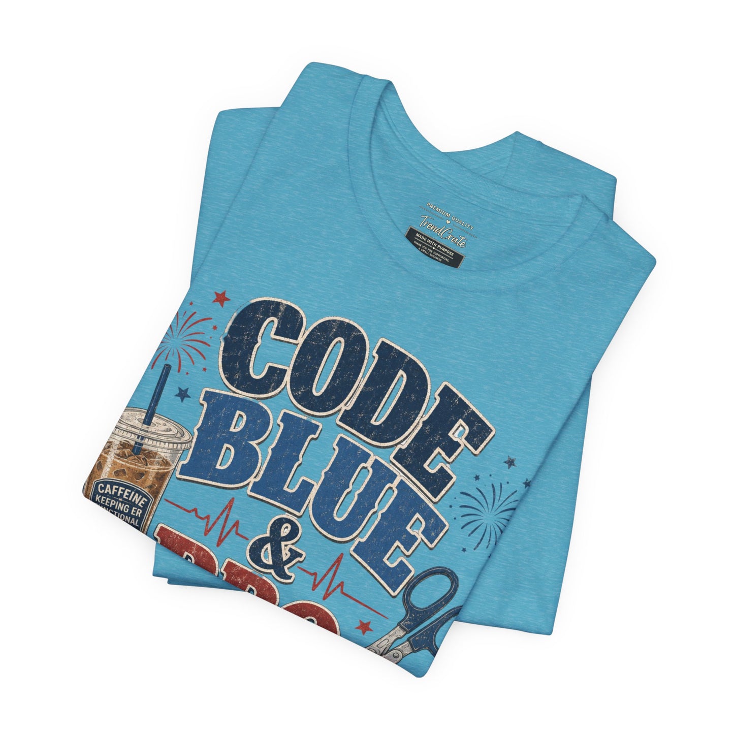 Code Blue & BBQ Tee