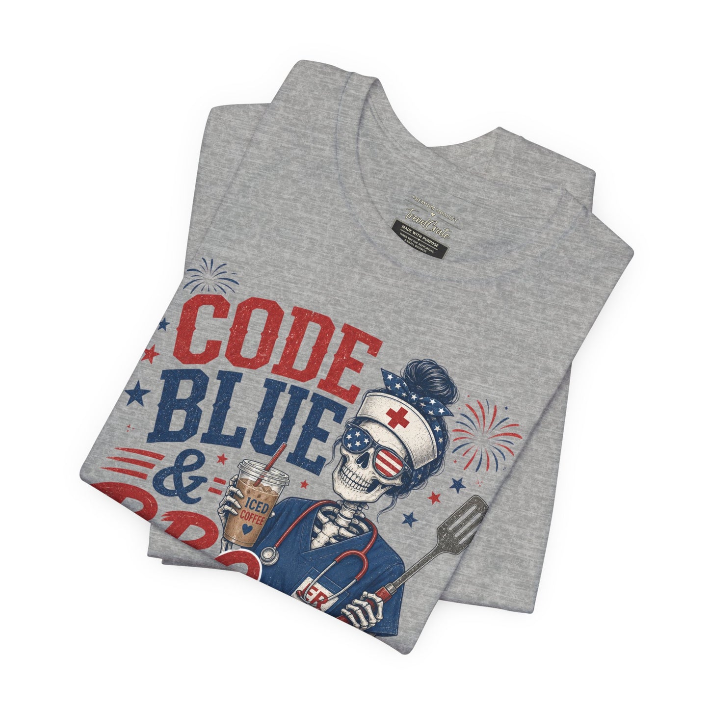 Code Blue & BBQ EMS Tee