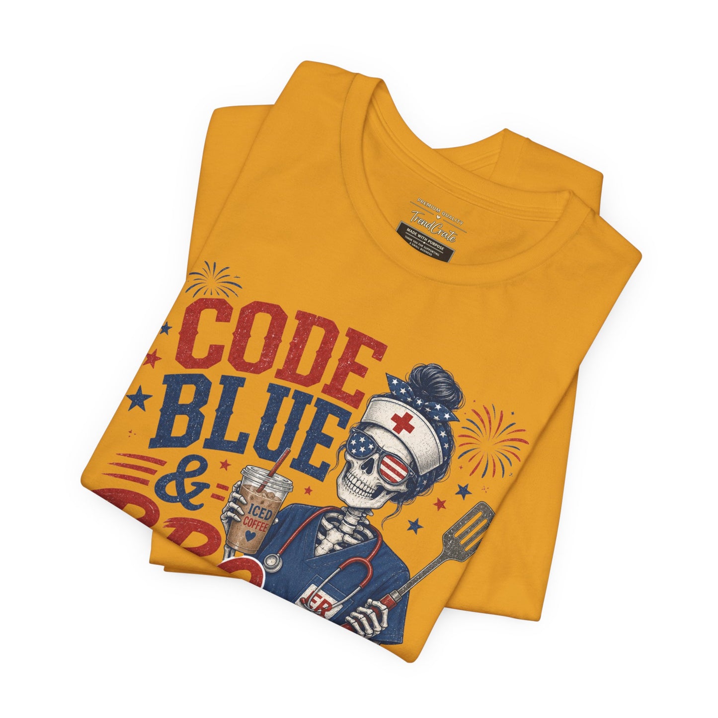 Code Blue & BBQ EMS Tee
