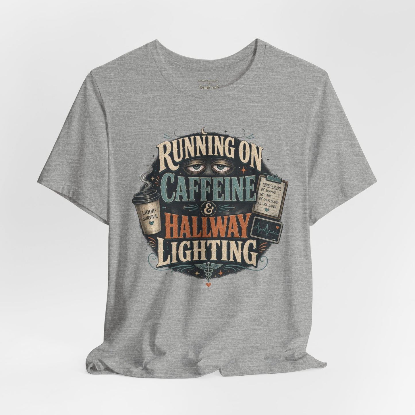 Running on Caffeine & Hallway Lighting Tee