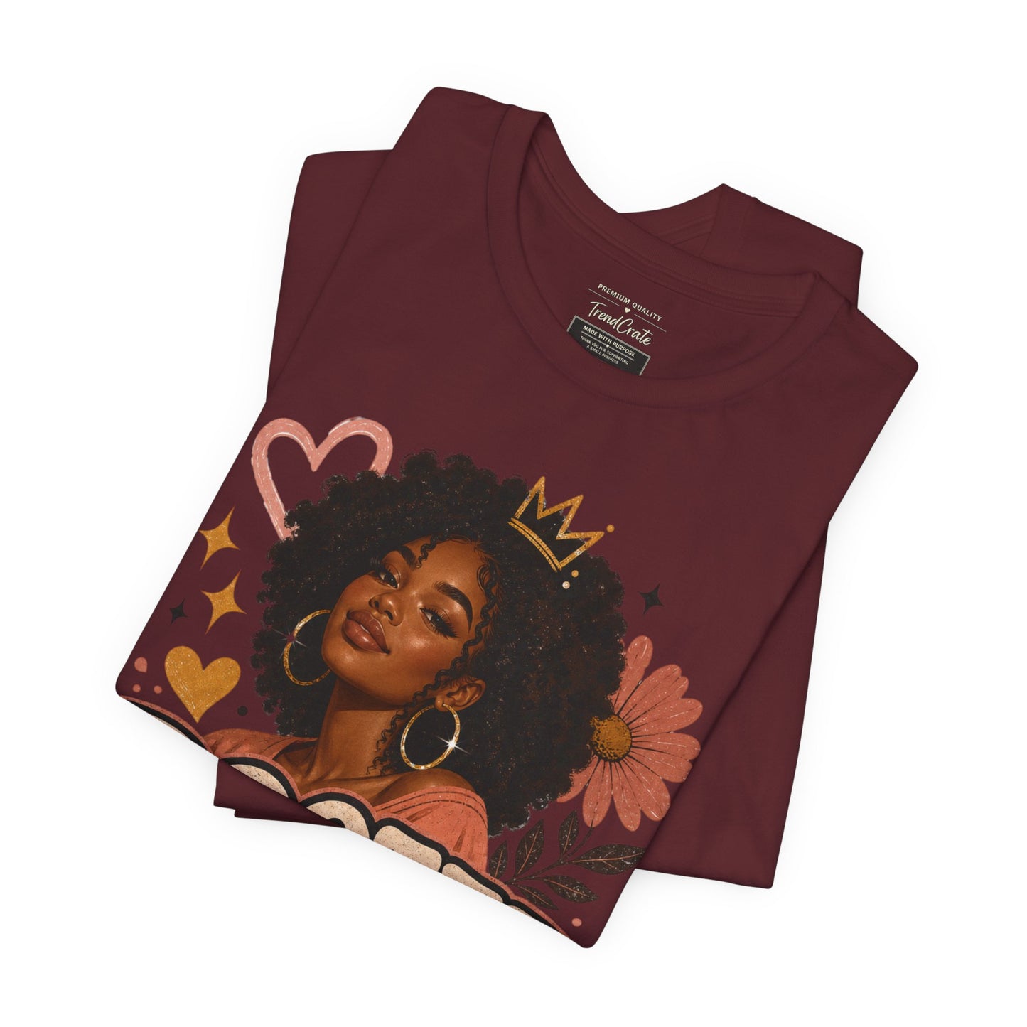 Rooted in Joy Tee — Afrocentric Inspirational Graphic T-Shirt