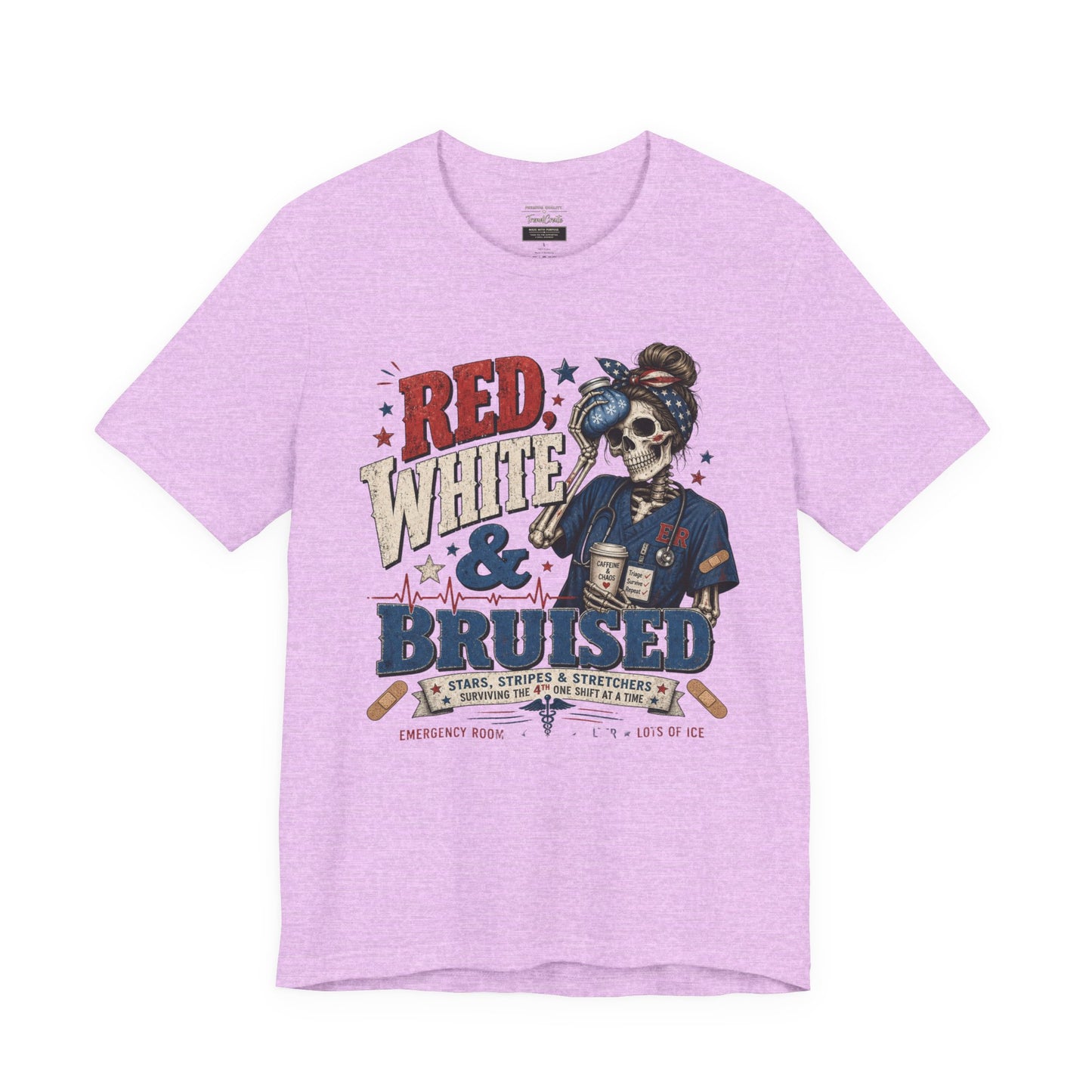 Red White & Bruised Tee