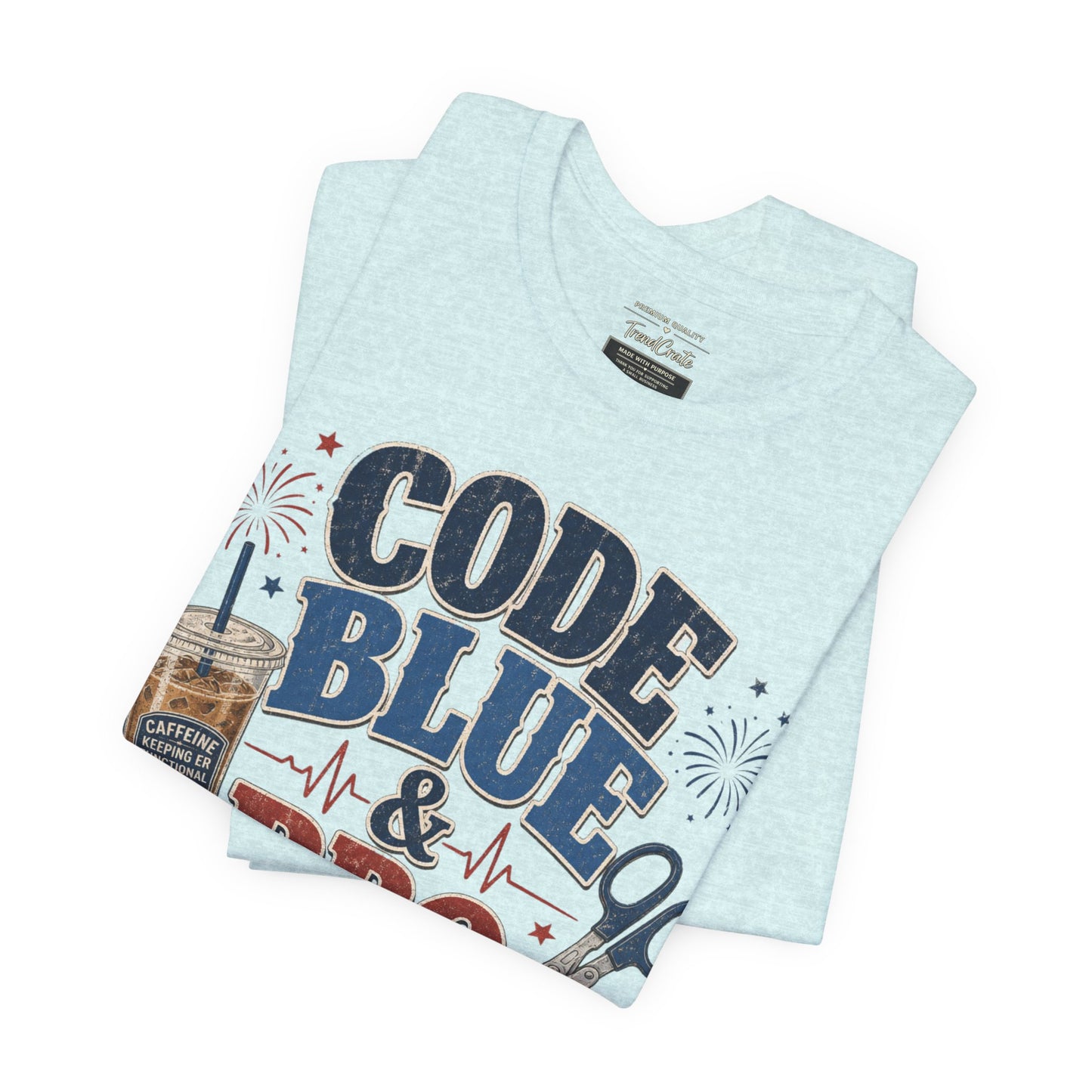 Code Blue & BBQ Tee