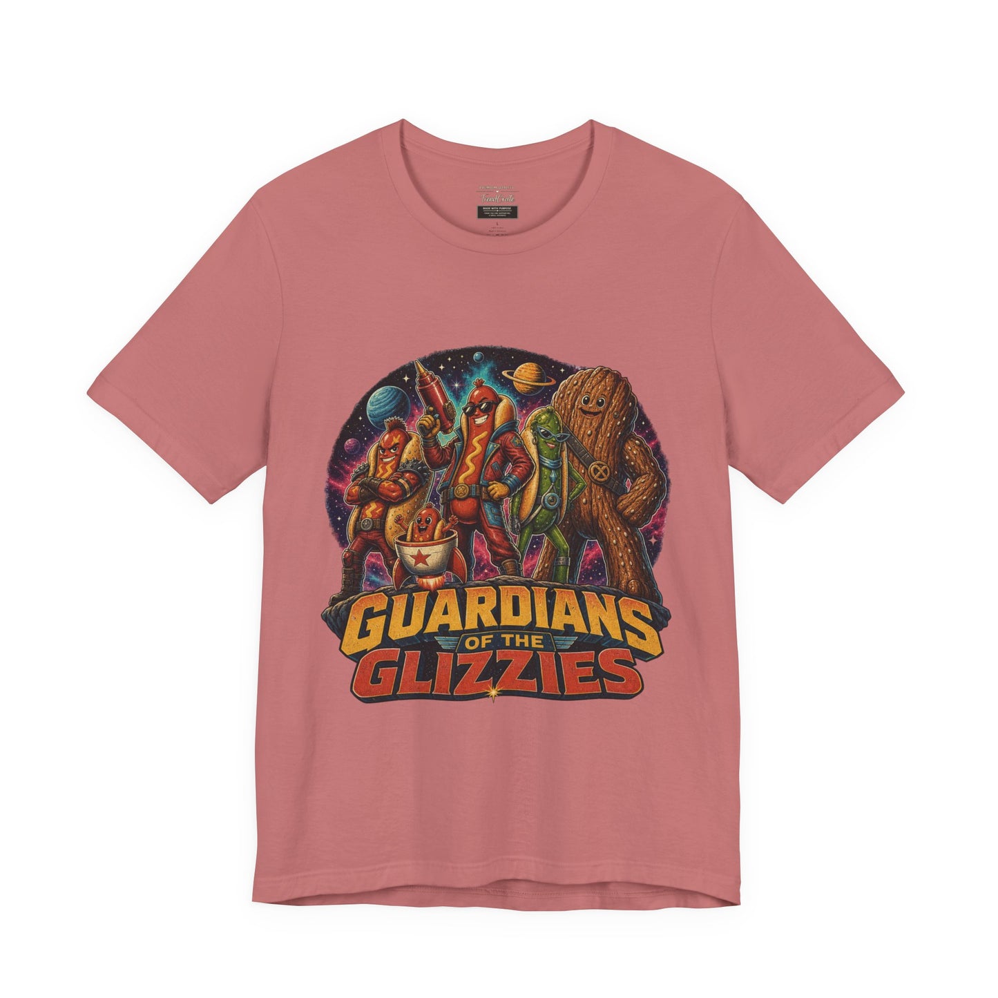 Guardians of the Glizzies Graphic Tee — Retro Space Adventure T-Shirt