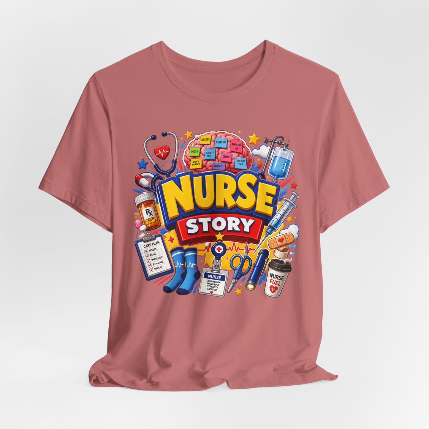 Nurse Story Funny Nurse Adventure T-Shirt for Healthcare Workers