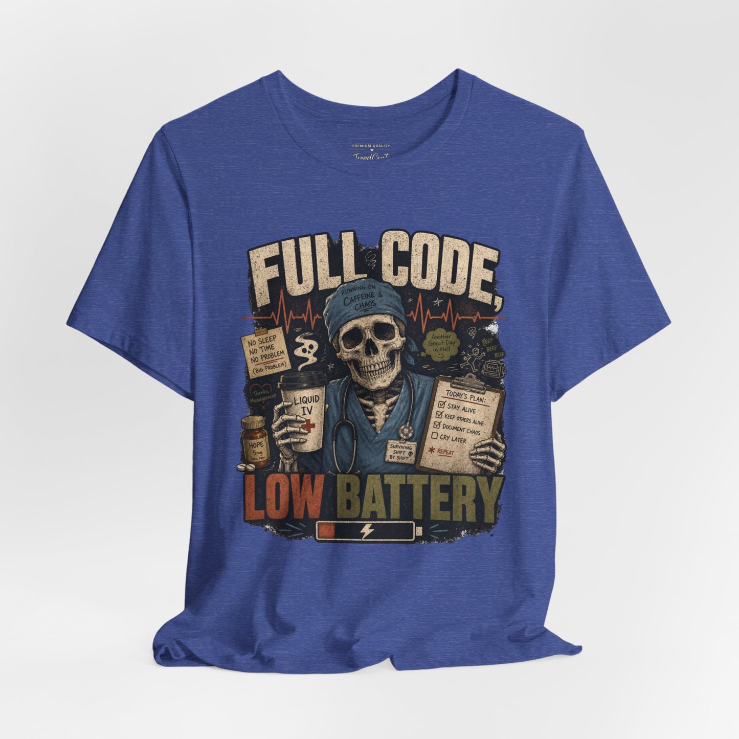 Full Code, Low Battery Tee