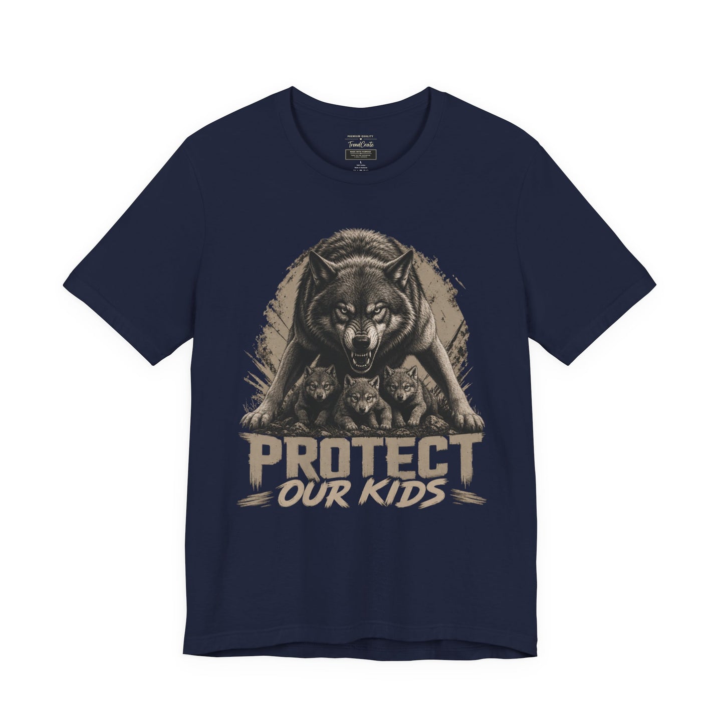 Protect Our Kids T-Shirt — Wolf Pack Family Protection Tee