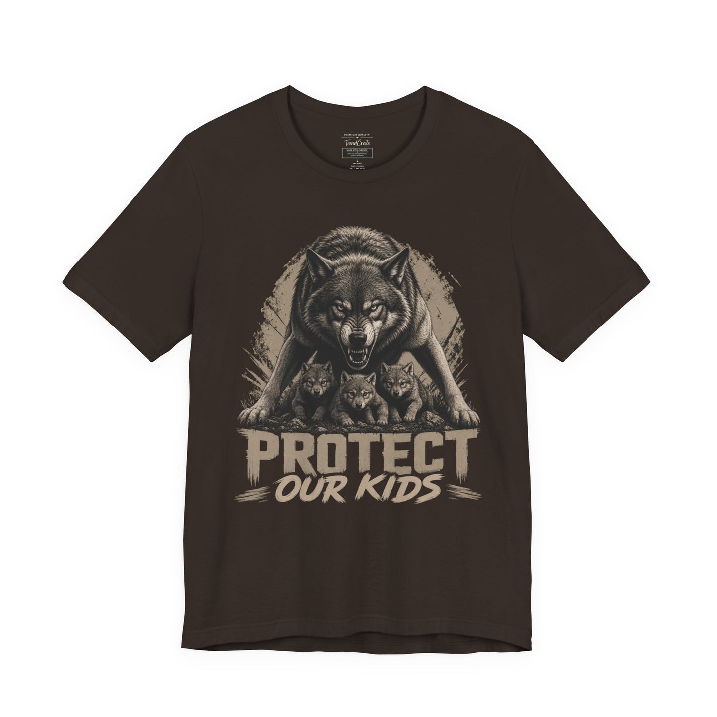 Protect Our Kids T-Shirt — Wolf Pack Family Protection Tee
