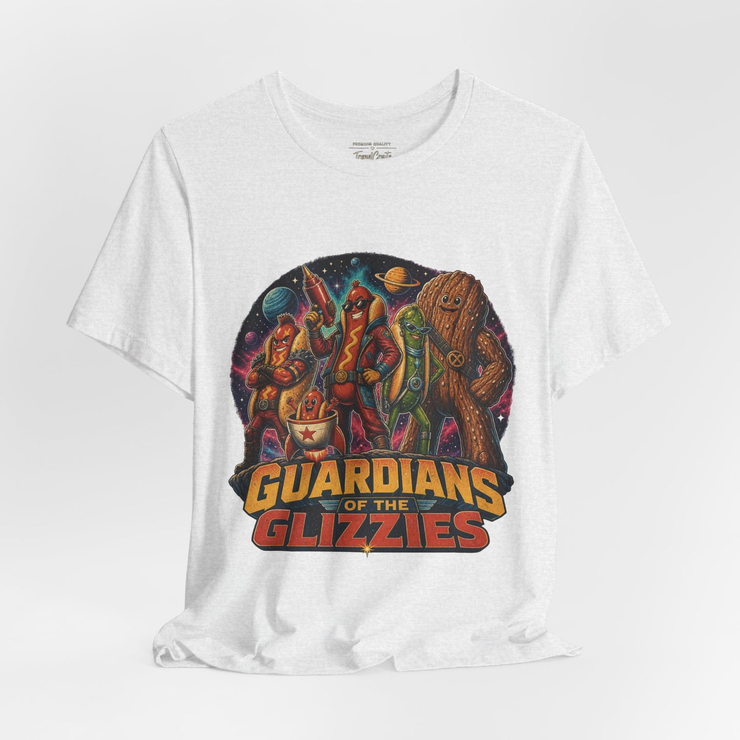 Guardians of the Glizzies Graphic Tee — Retro Space Adventure T-Shirt