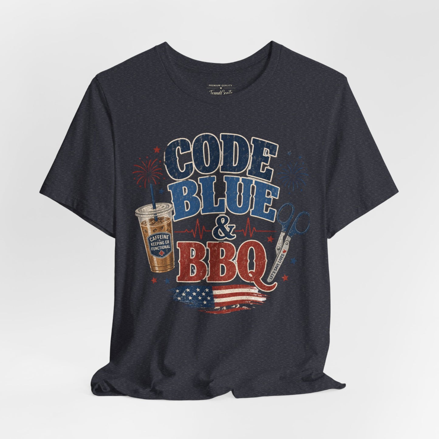 Code Blue & BBQ Tee