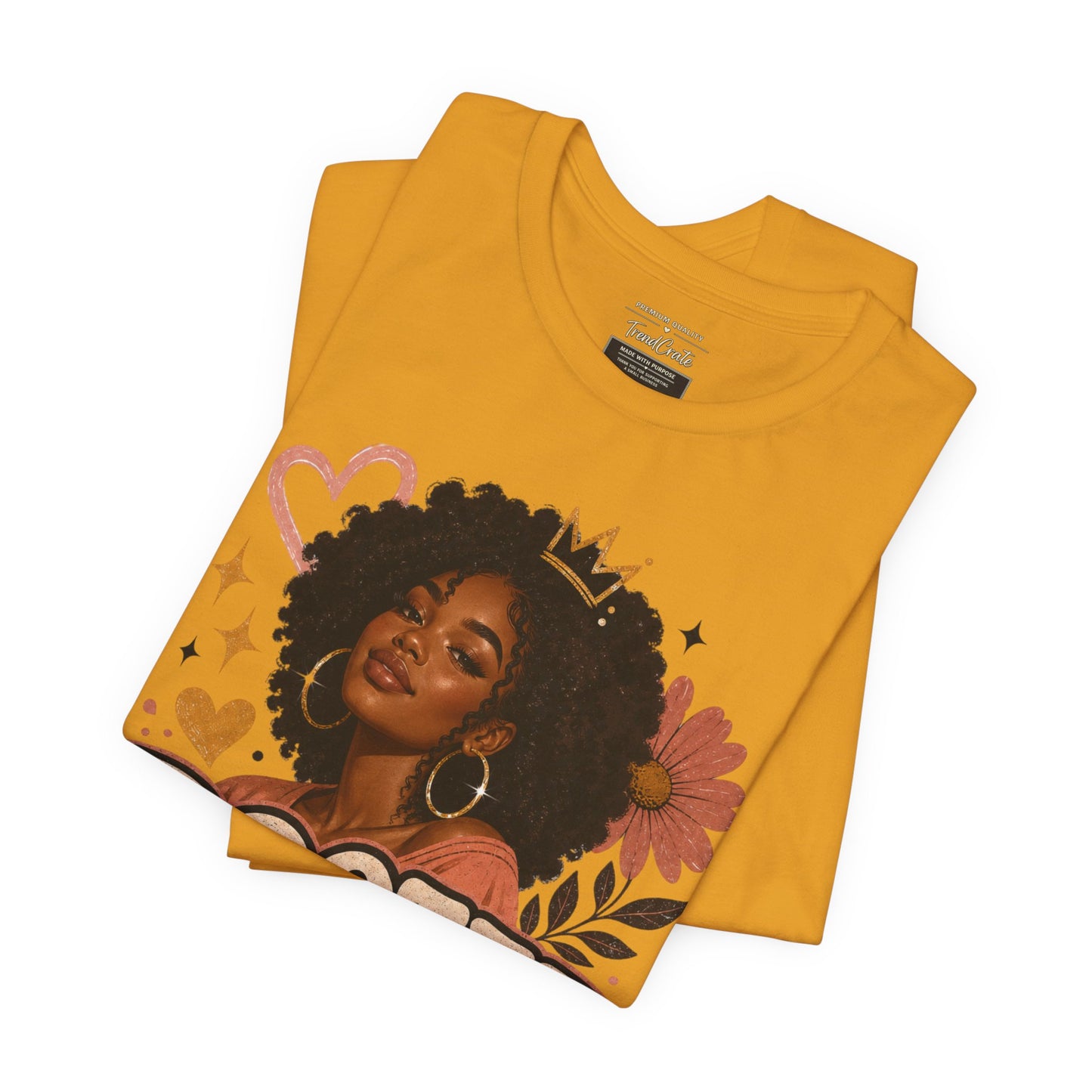 Rooted in Joy Tee — Afrocentric Inspirational Graphic T-Shirt