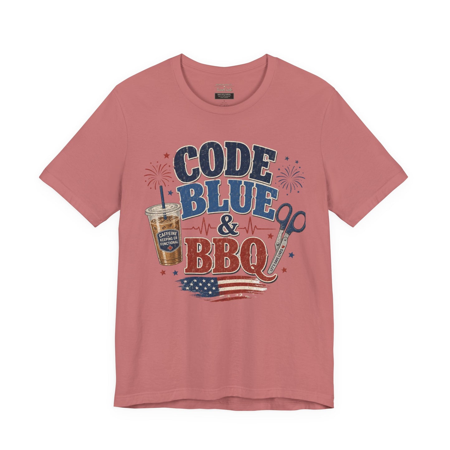 Code Blue & BBQ Tee
