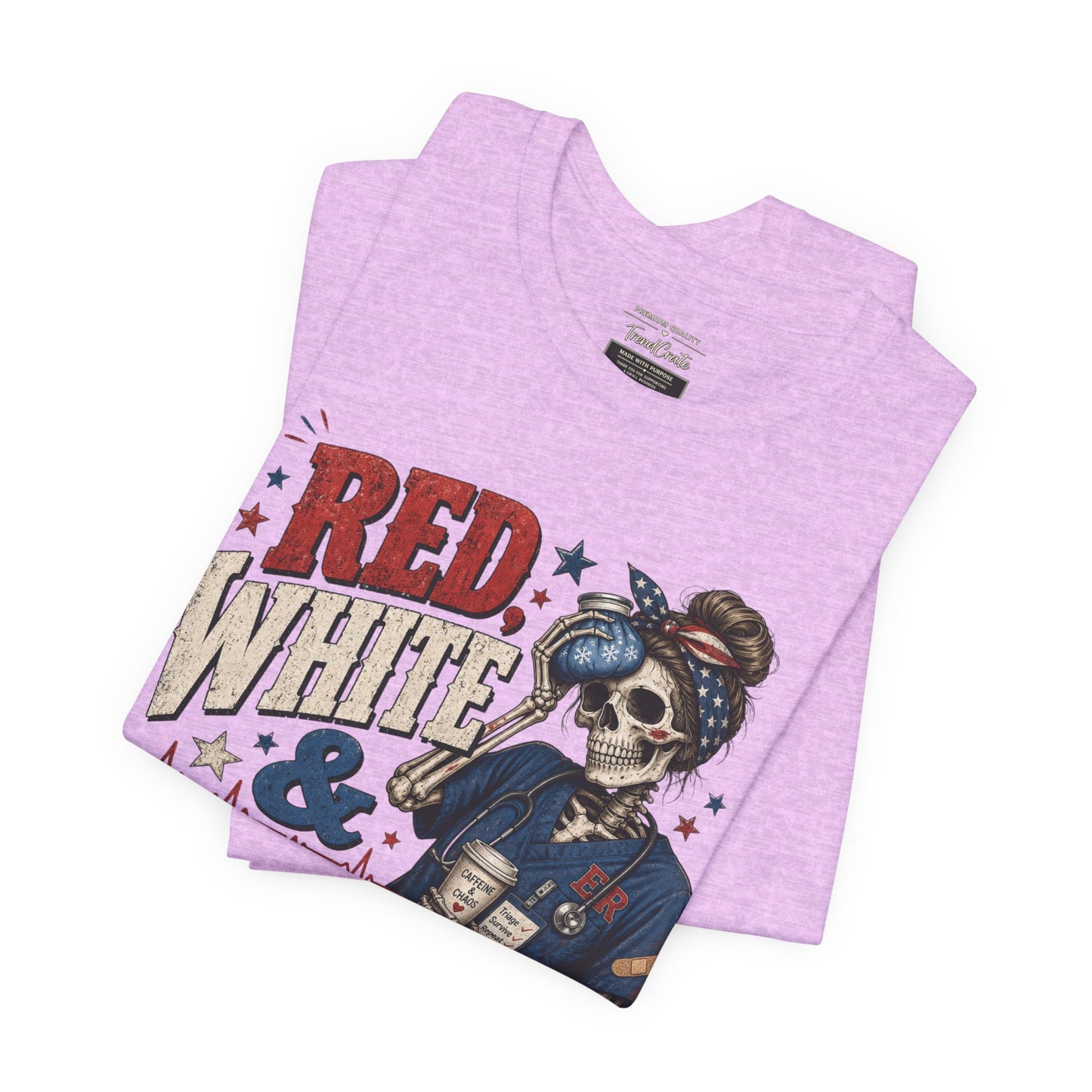 Red White & Bruised Tee