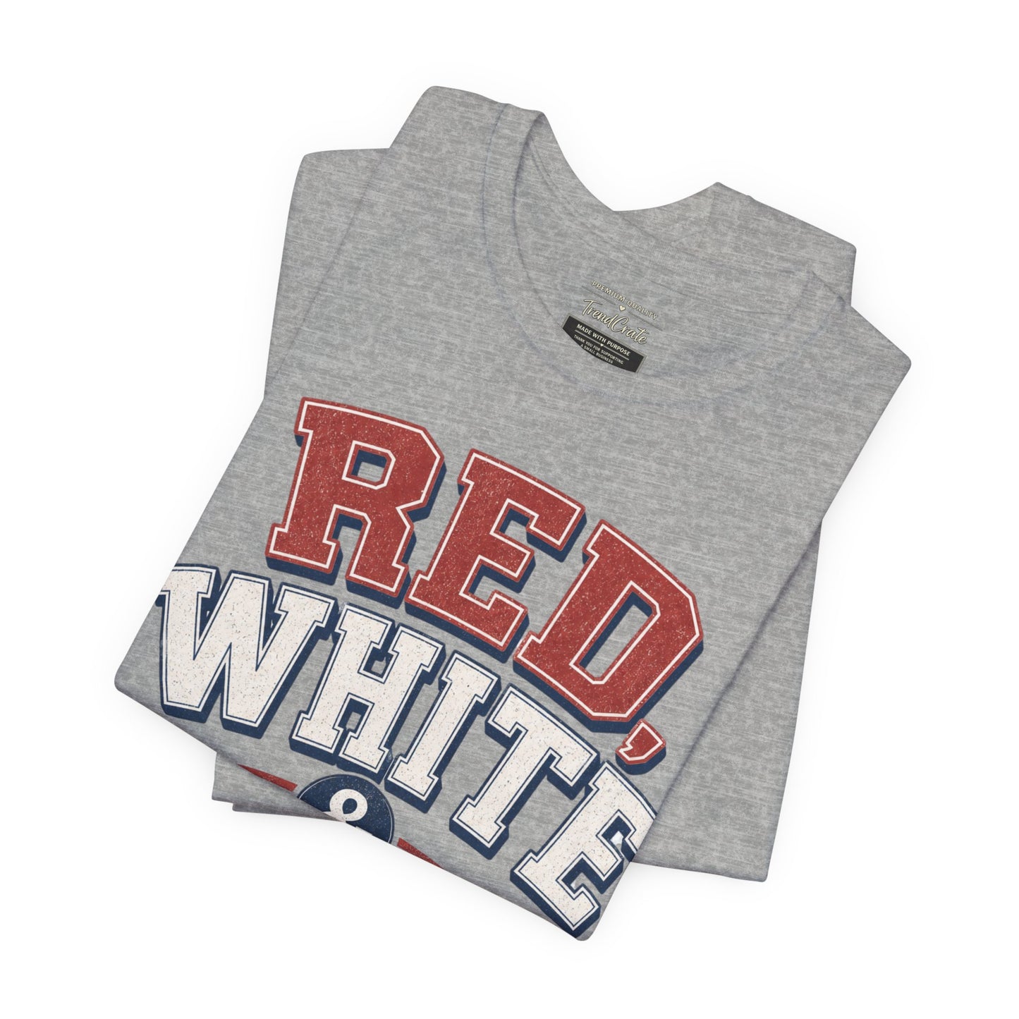 Red, White & Charting Tee