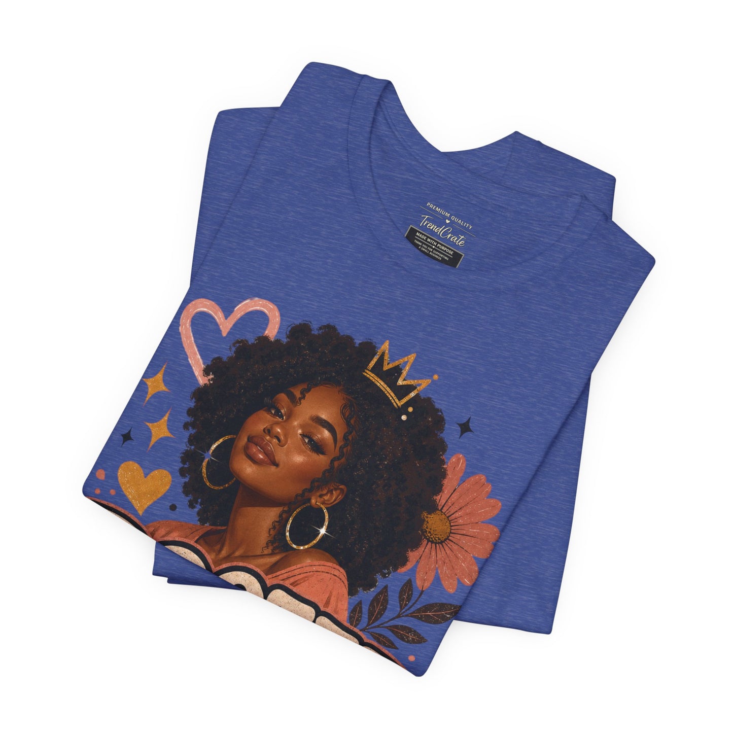 Rooted in Joy Tee — Afrocentric Inspirational Graphic T-Shirt