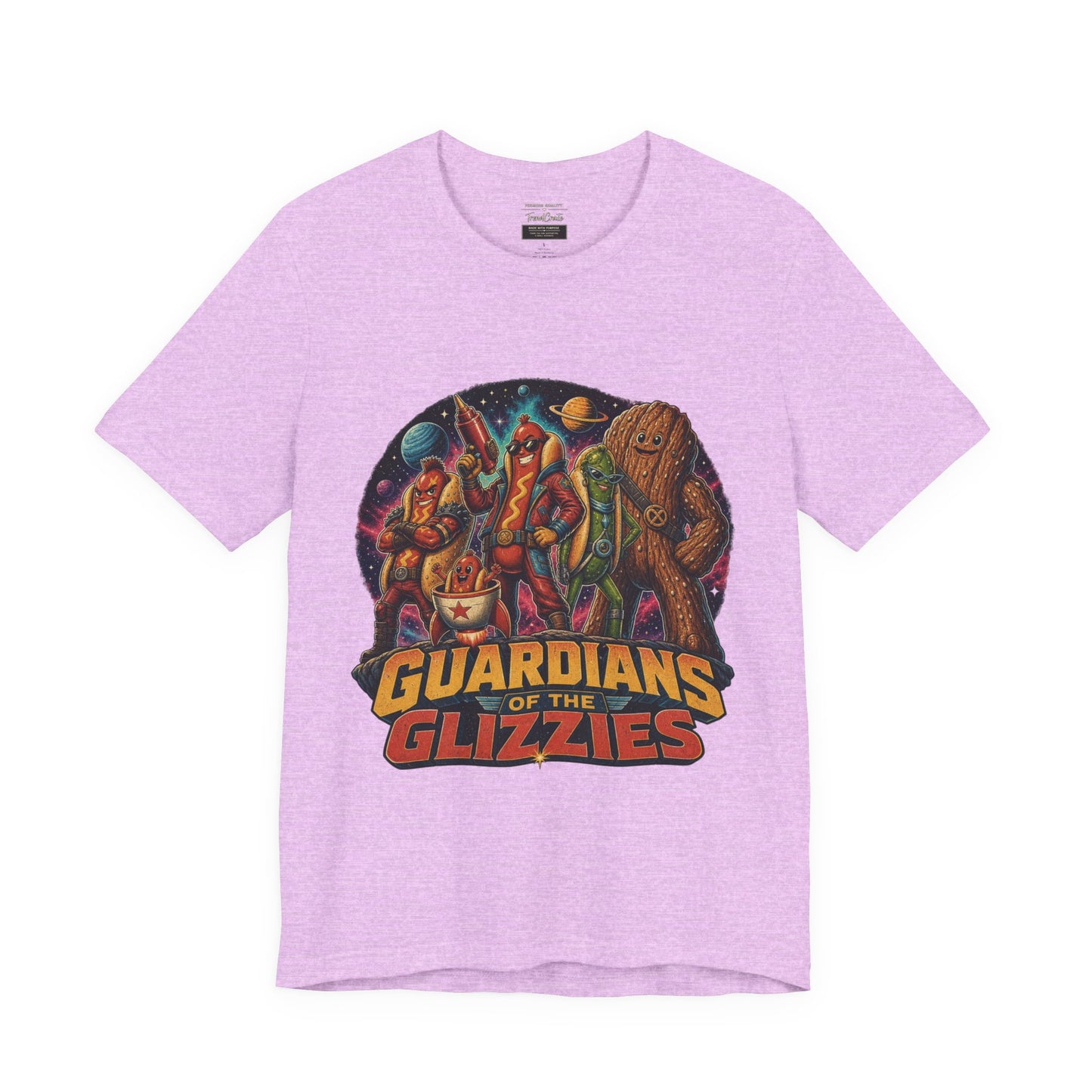 Guardians of the Glizzies Graphic Tee — Retro Space Adventure T-Shirt