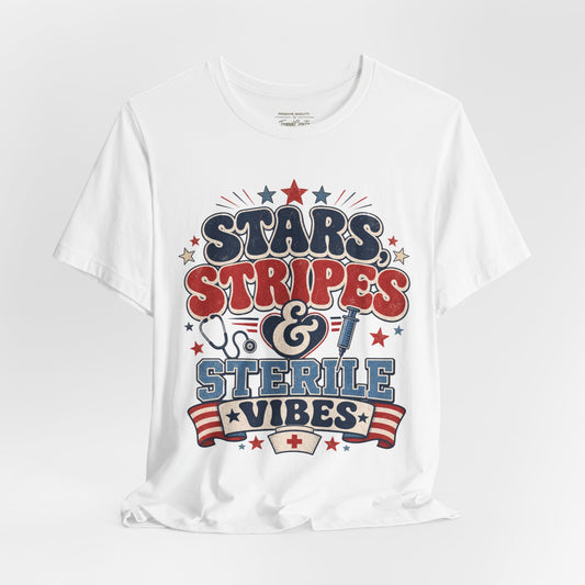 Stars Stripes & Sterile Vibes Tee